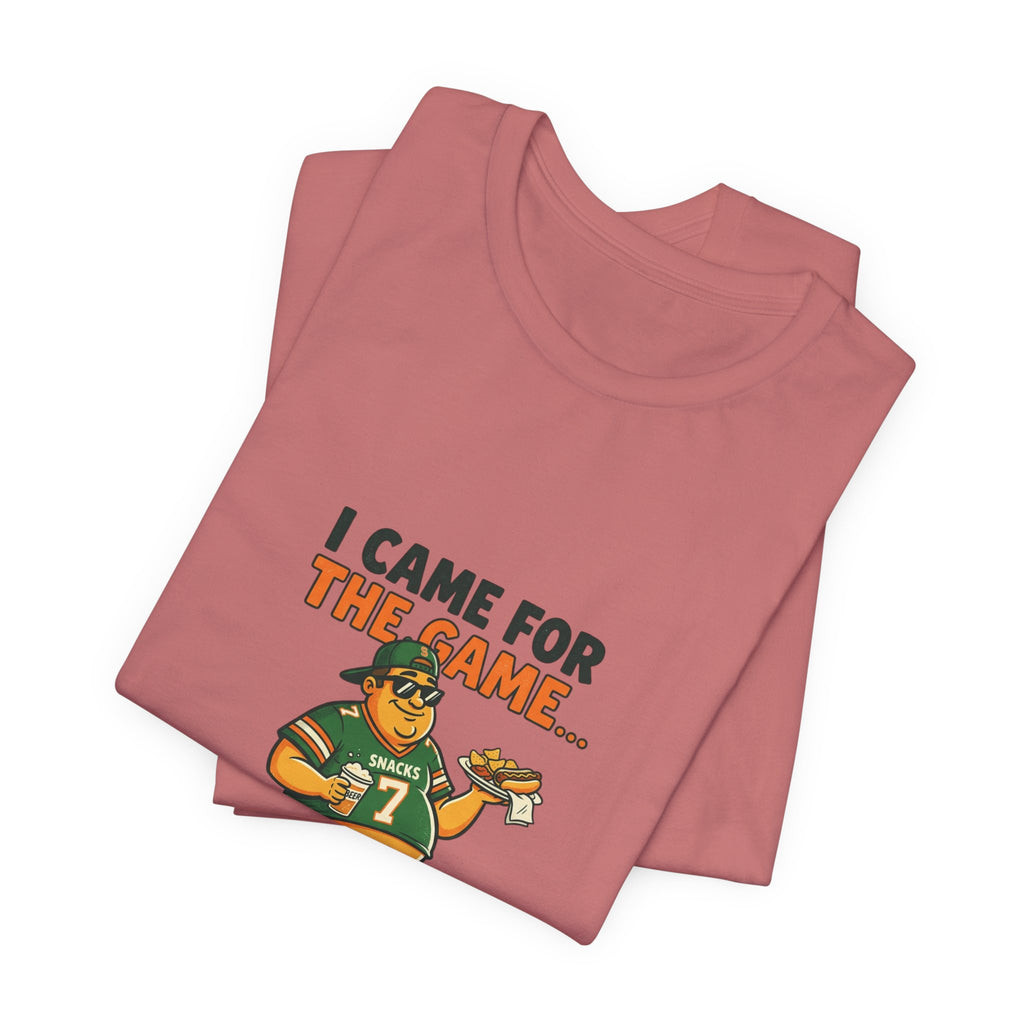 I Came for the Game, Stayed for the Snacks T-Shirt