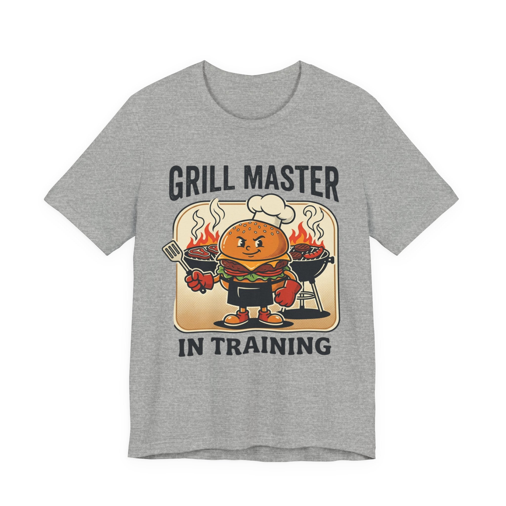 Grill Master in Training T-Shirt — Funny BBQ Burger Chef Tee