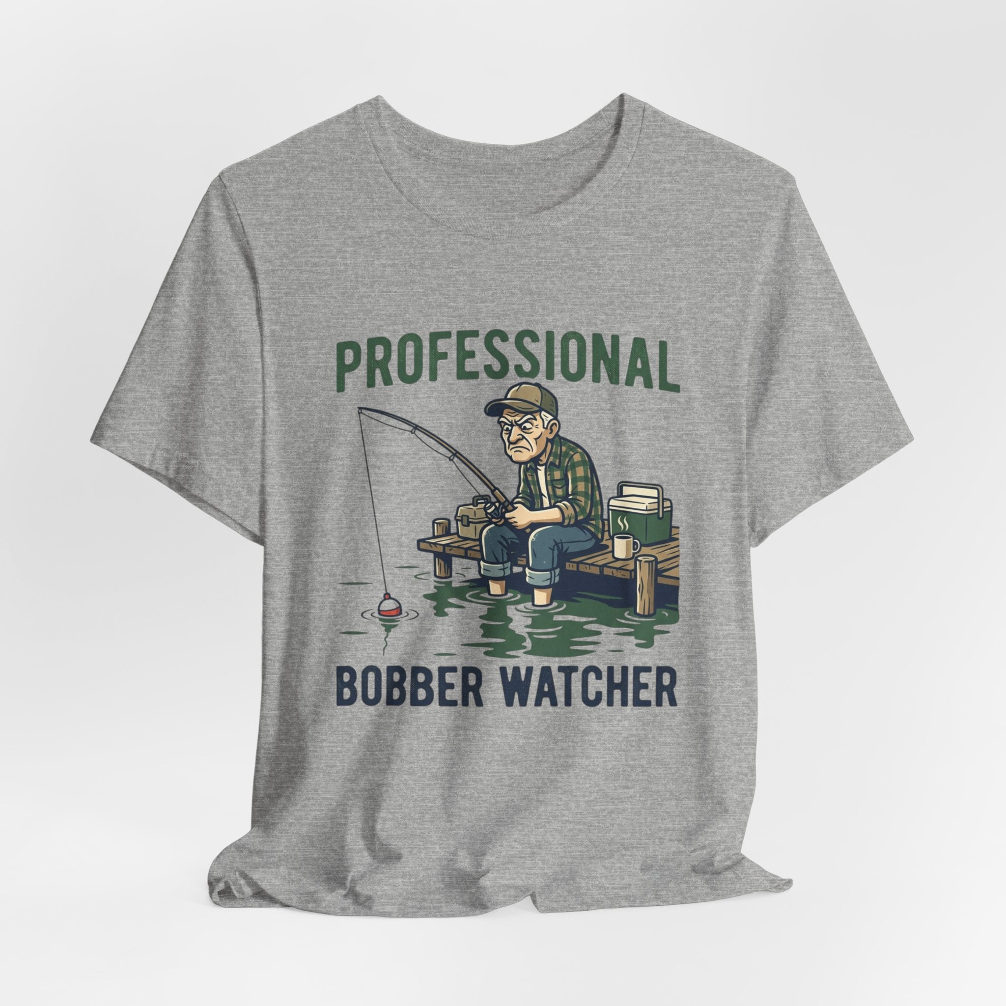 Professional Bobber Watcher Fishing T‑Shirt