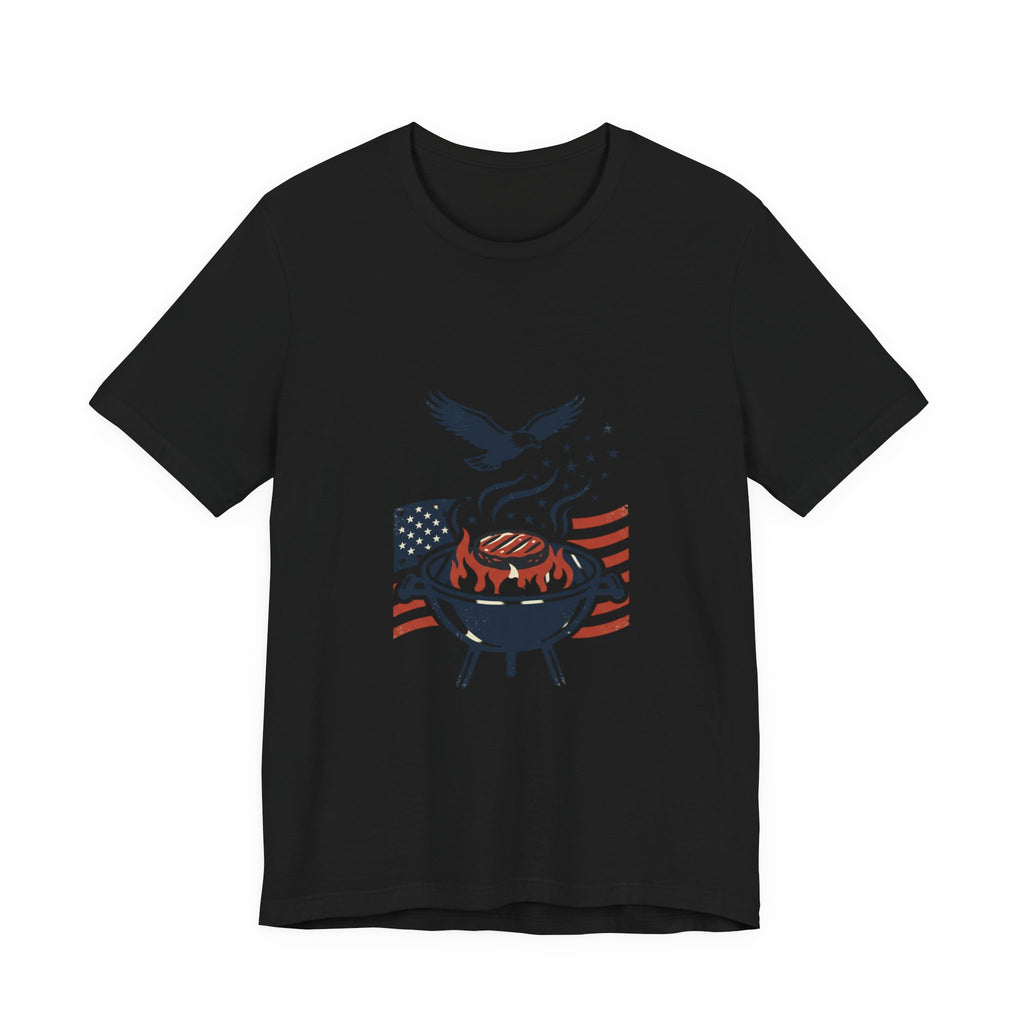 Faith & Freedom BBQ Tee | Patriotic vintage Americana July 4th