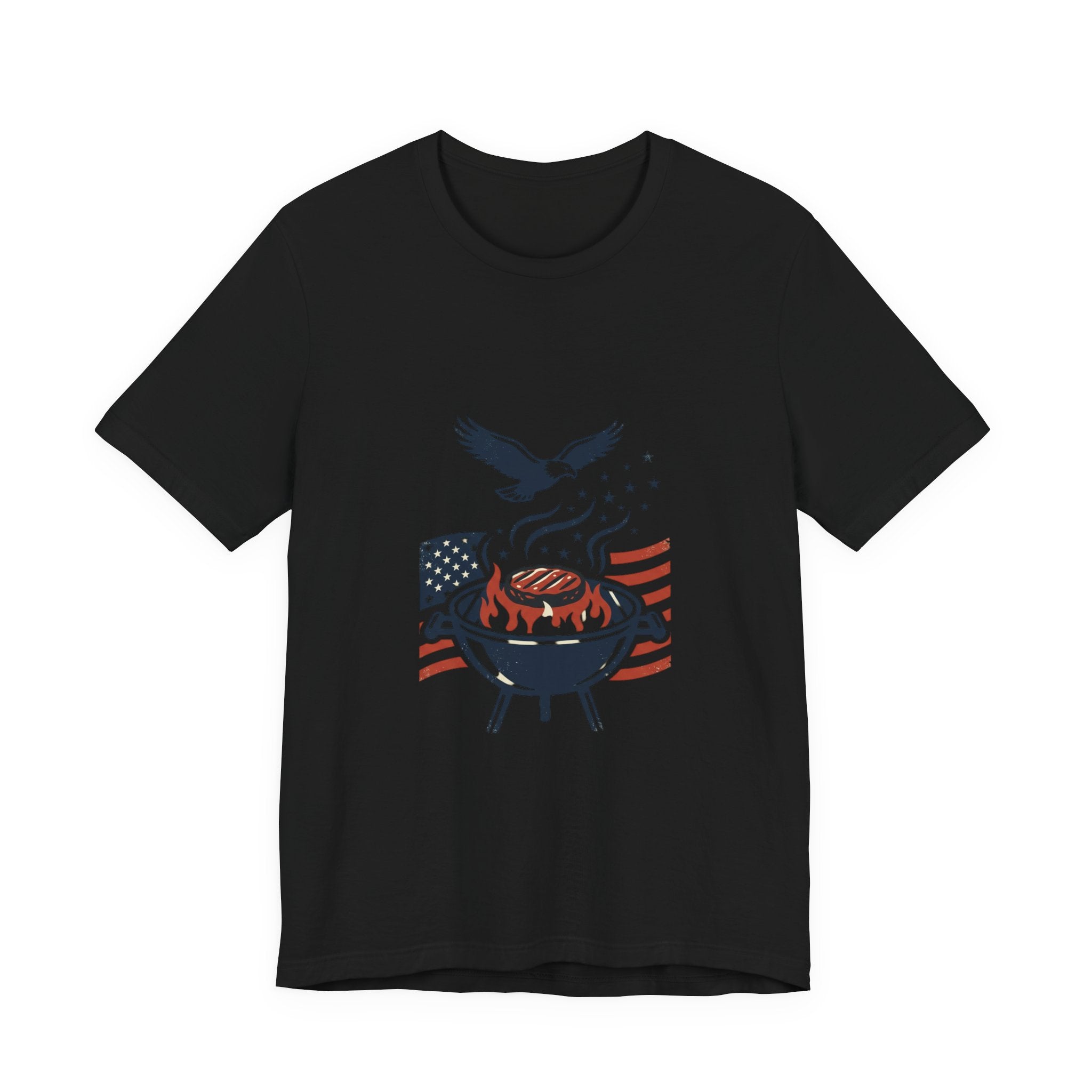 Faith & Freedom BBQ Tee | Patriotic vintage Americana July 4th
