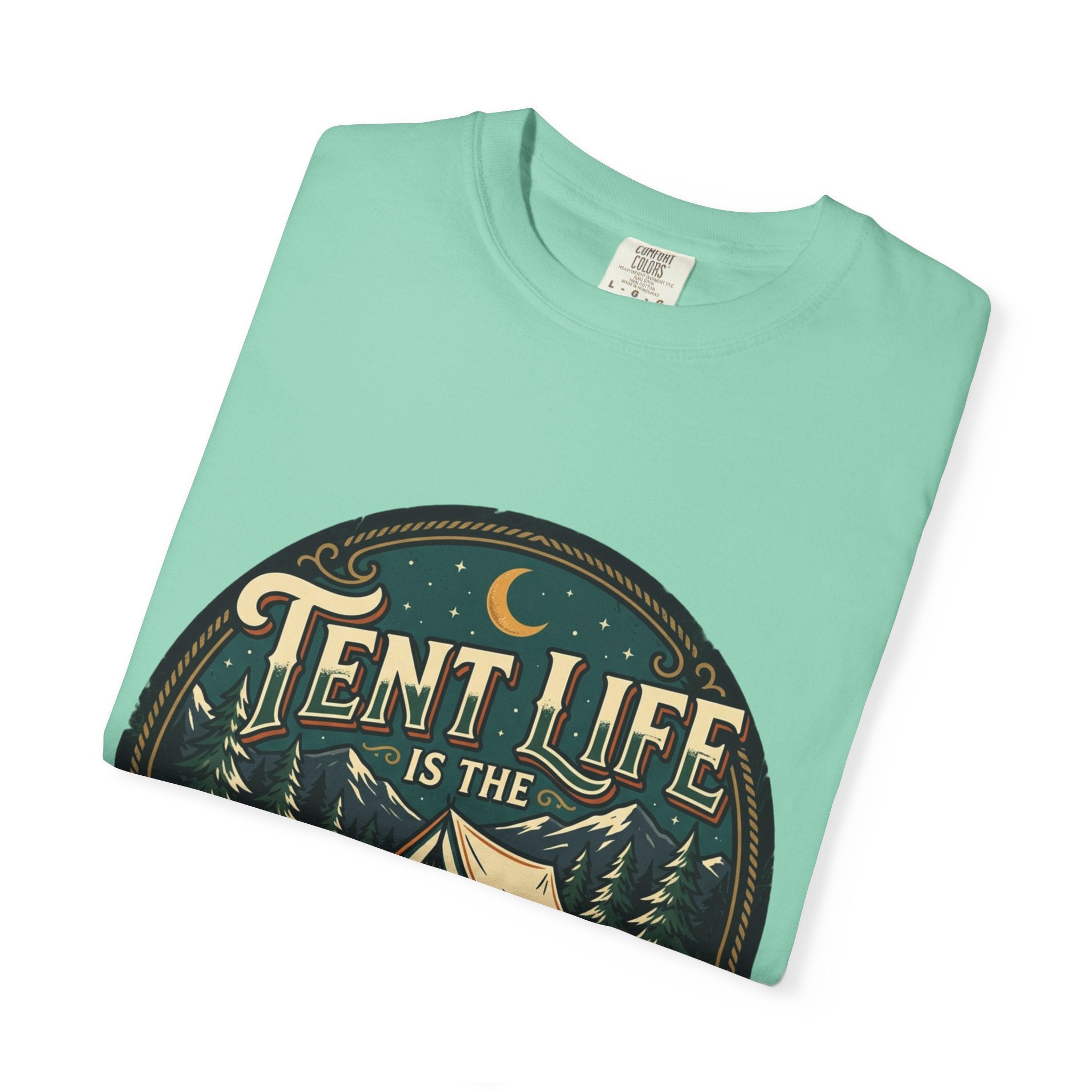 Tent Life T-Shirt — 'Tent Life is the Best Life' Camping Graphic Tee
