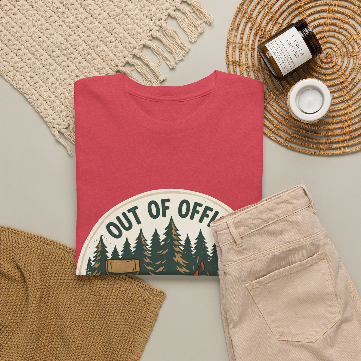 Out of Office Camping T-Shirt