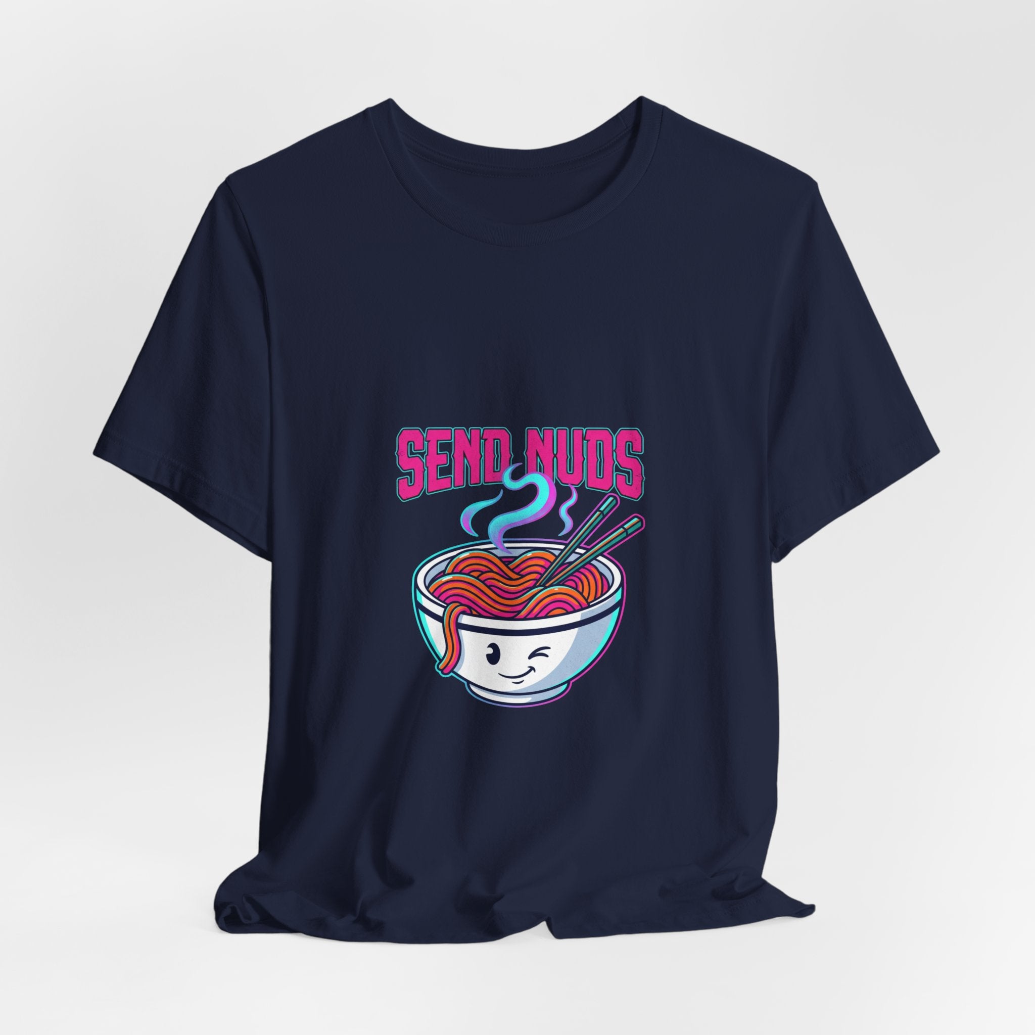 Ramen 'Send Nuds' Graphic Tee — Cute Kawaii Noodle Shirt