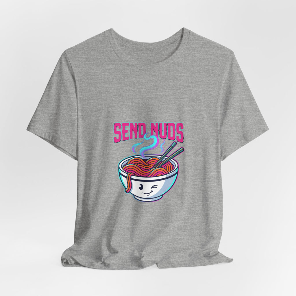 Ramen 'Send Nuds' Graphic Tee — Cute Kawaii Noodle Shirt