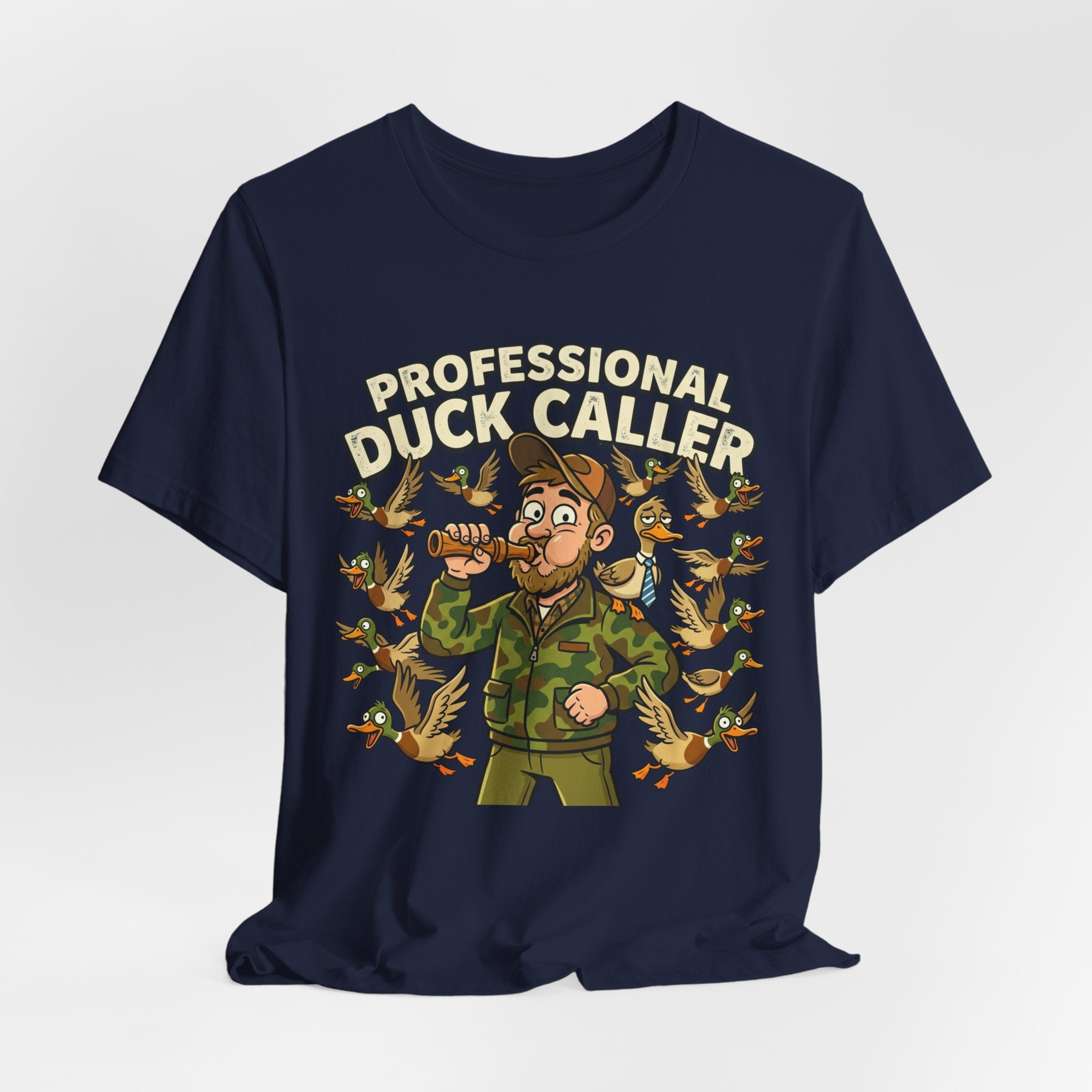 Professional Duck Caller T-Shirt — Funny Hunting Tee for Duck Hunters