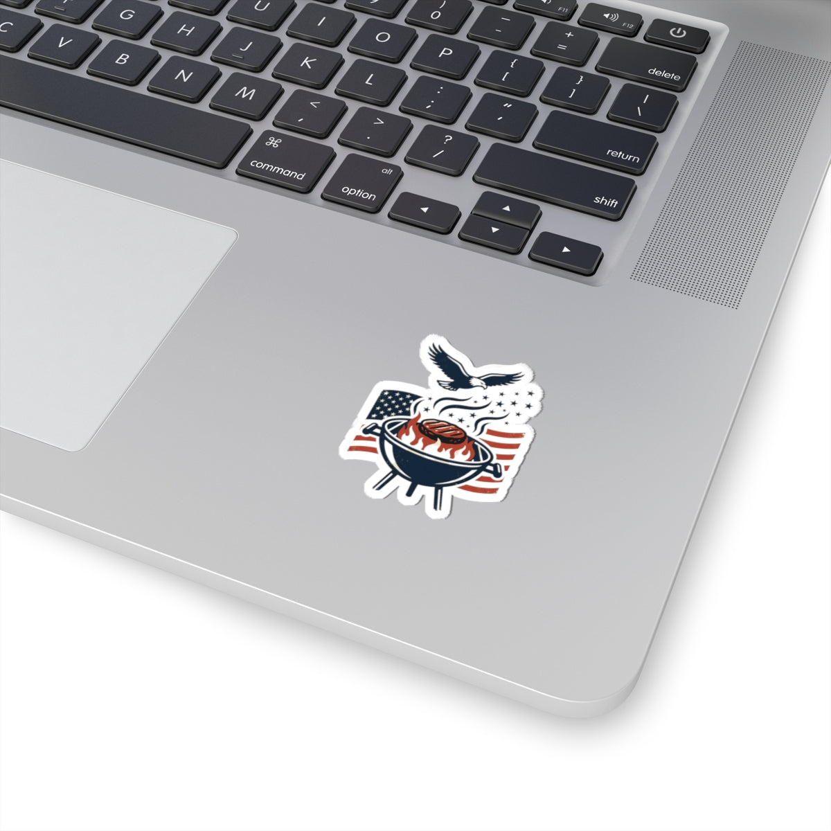 Liberty Grill Patriotic Sticker | Faith-Based 4th of July, Vintage Americana