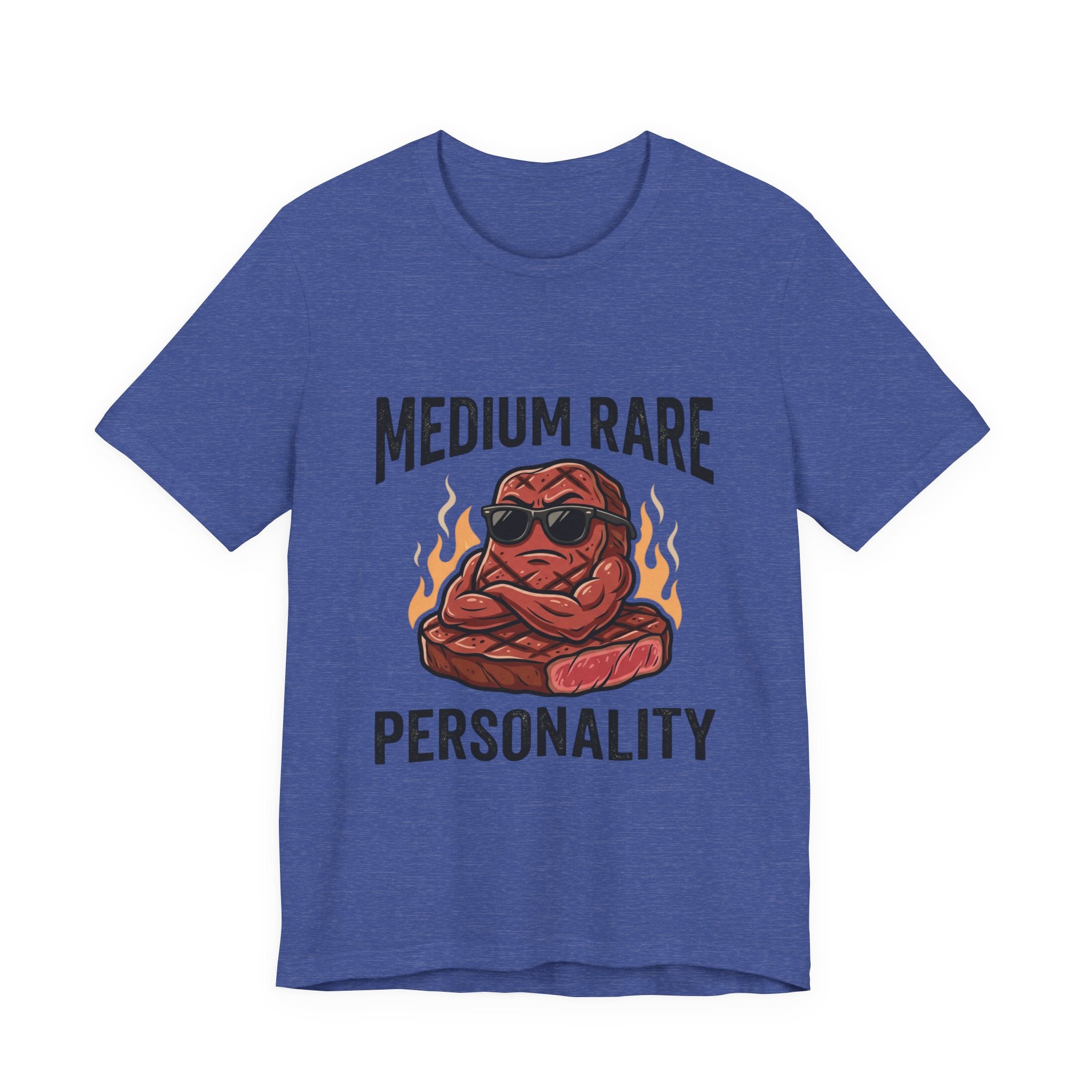 Medium Rare Personality Steak T-Shirt — Funny Grill & BBQ Shirt