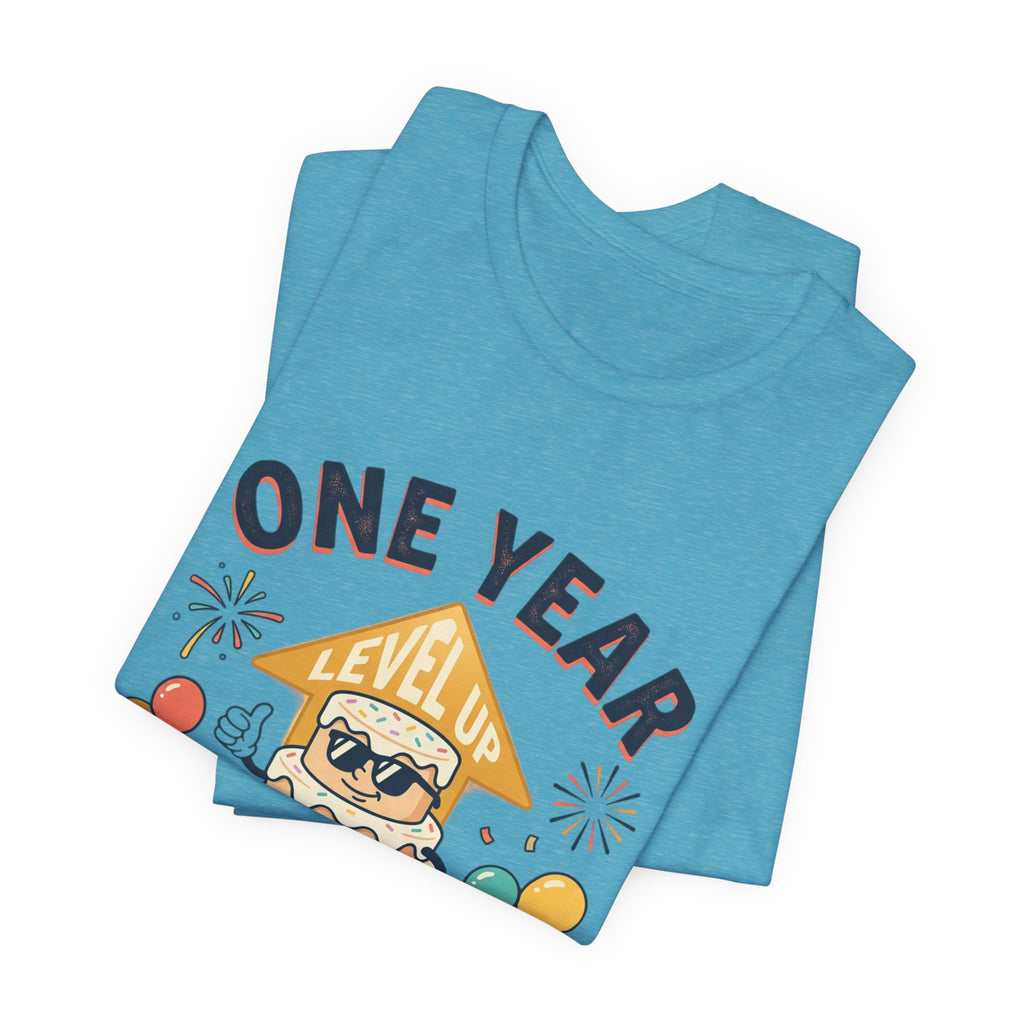 Birthday Baby Tee — "One Year More Awesome" 1st Birthday Shirt