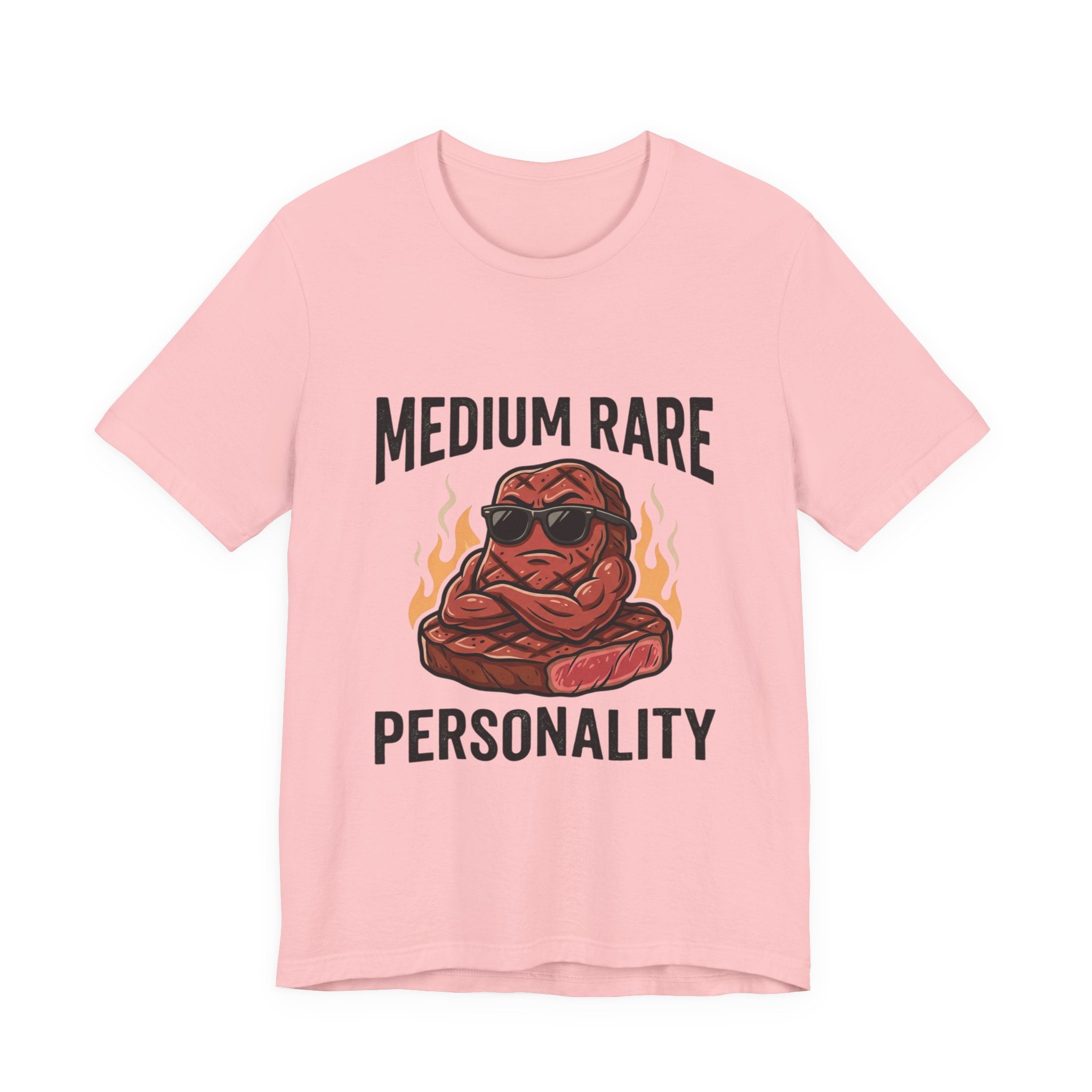 Medium Rare Personality Steak T-Shirt — Funny Grill & BBQ Shirt