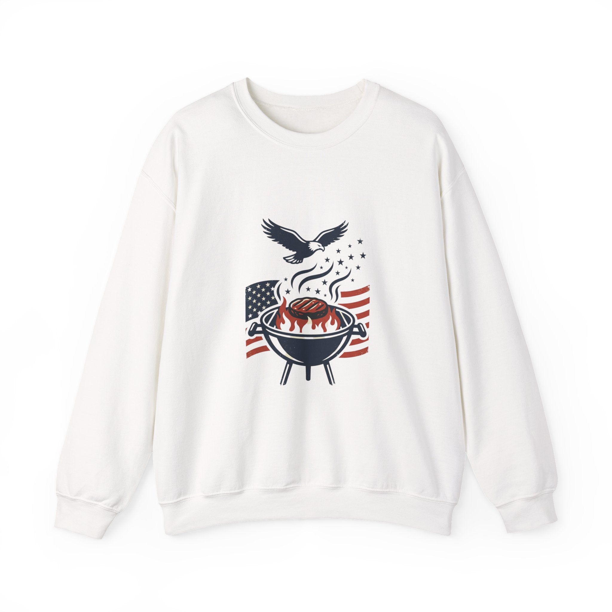 Liberty & Faith BBQ Sweatshirt | patriotic, vintage Americana