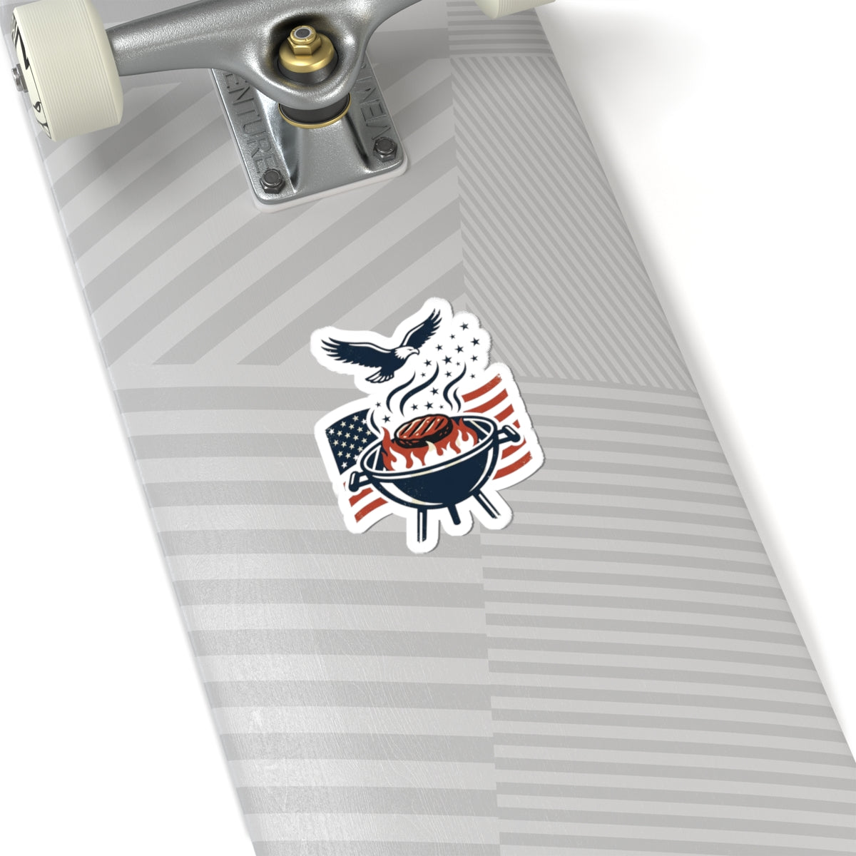 Liberty Grill Patriotic Sticker | Faith-Based 4th of July, Vintage Americana