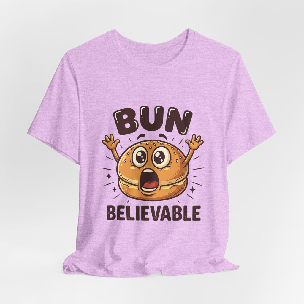 Bun Believable Burger Tee — Funny Cute Food Pun T-Shirt