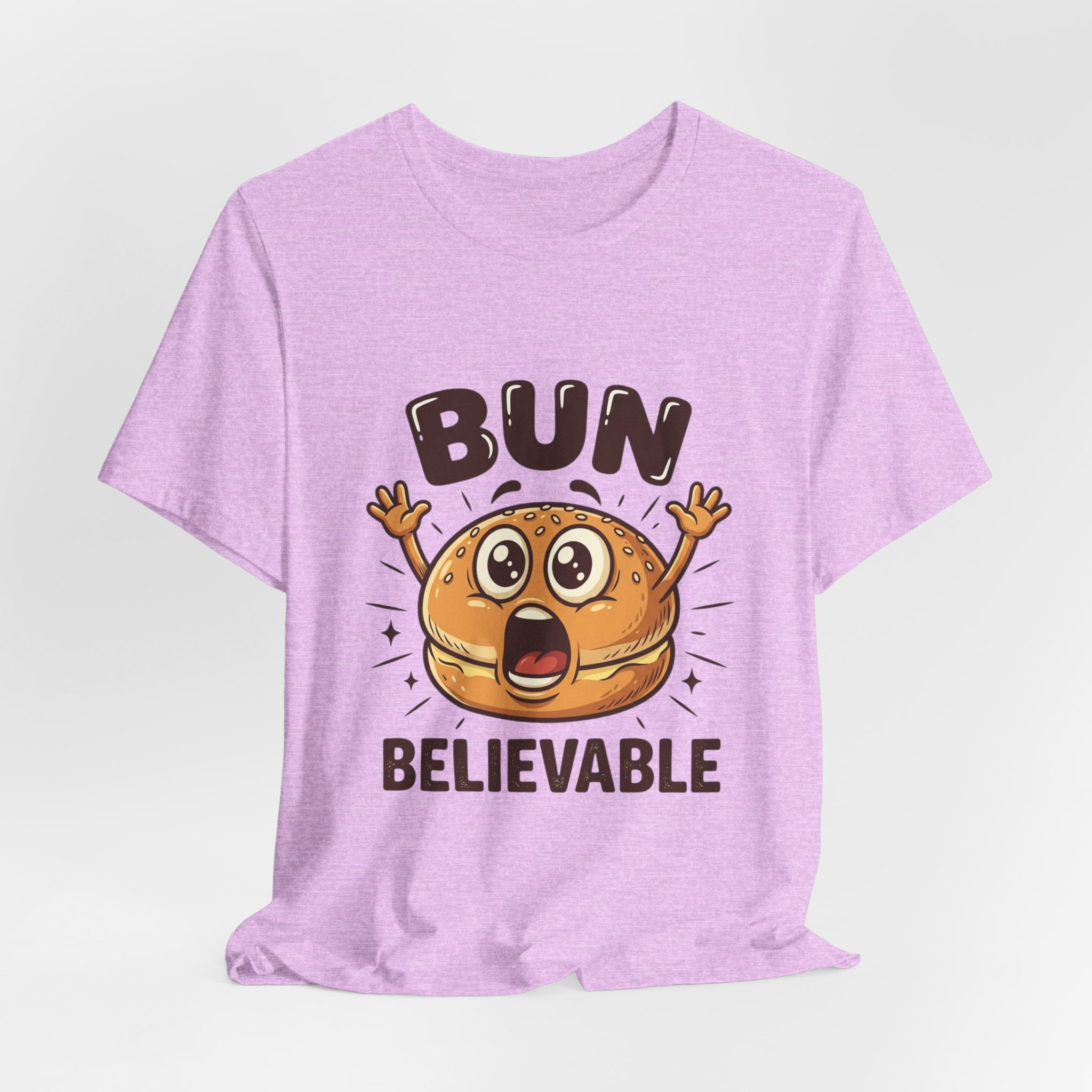 Bun Believable Burger Tee — Funny Cute Food Pun T-Shirt