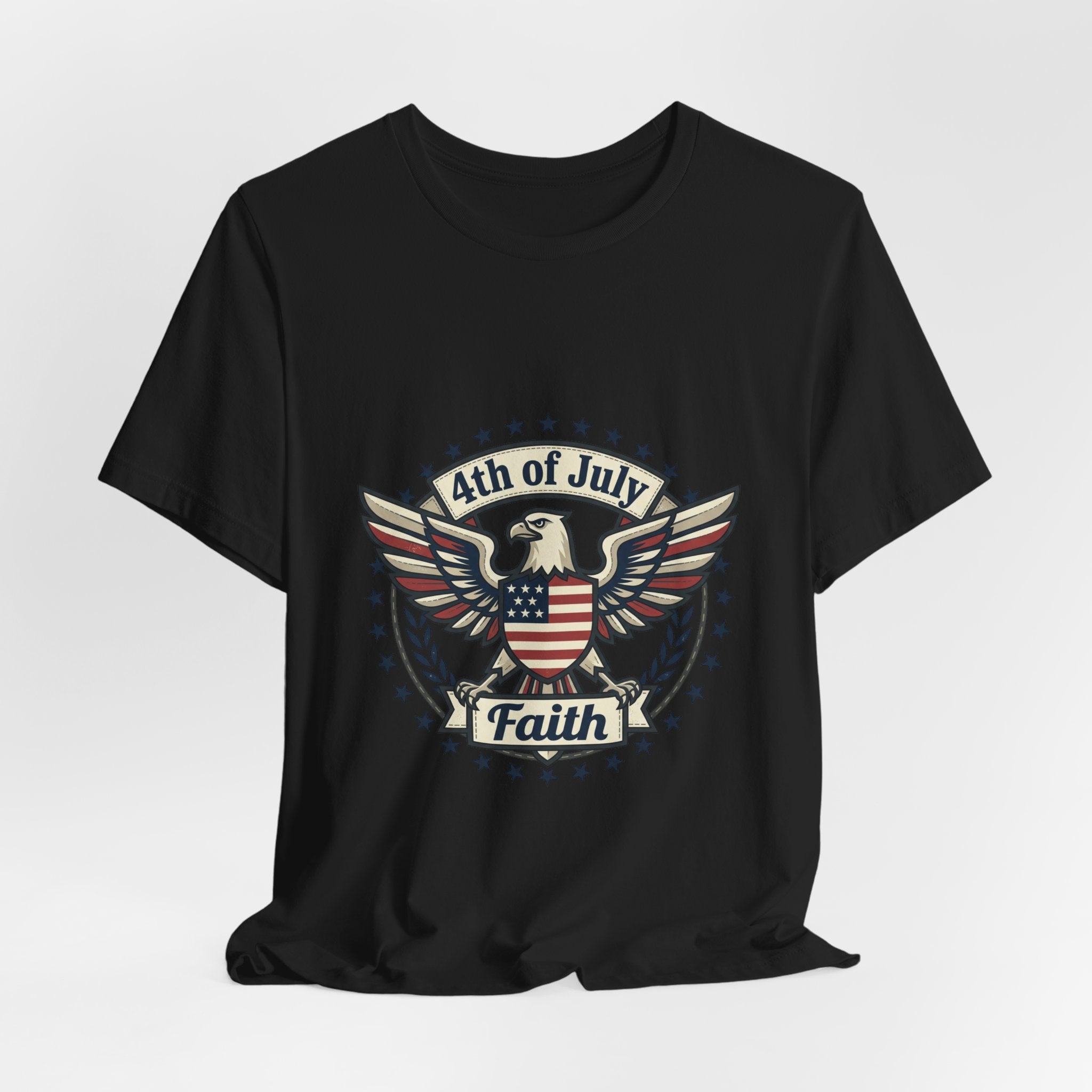 Faith & Freedom Eagle Tee | Patriotic, Vintage Americana, July 4th