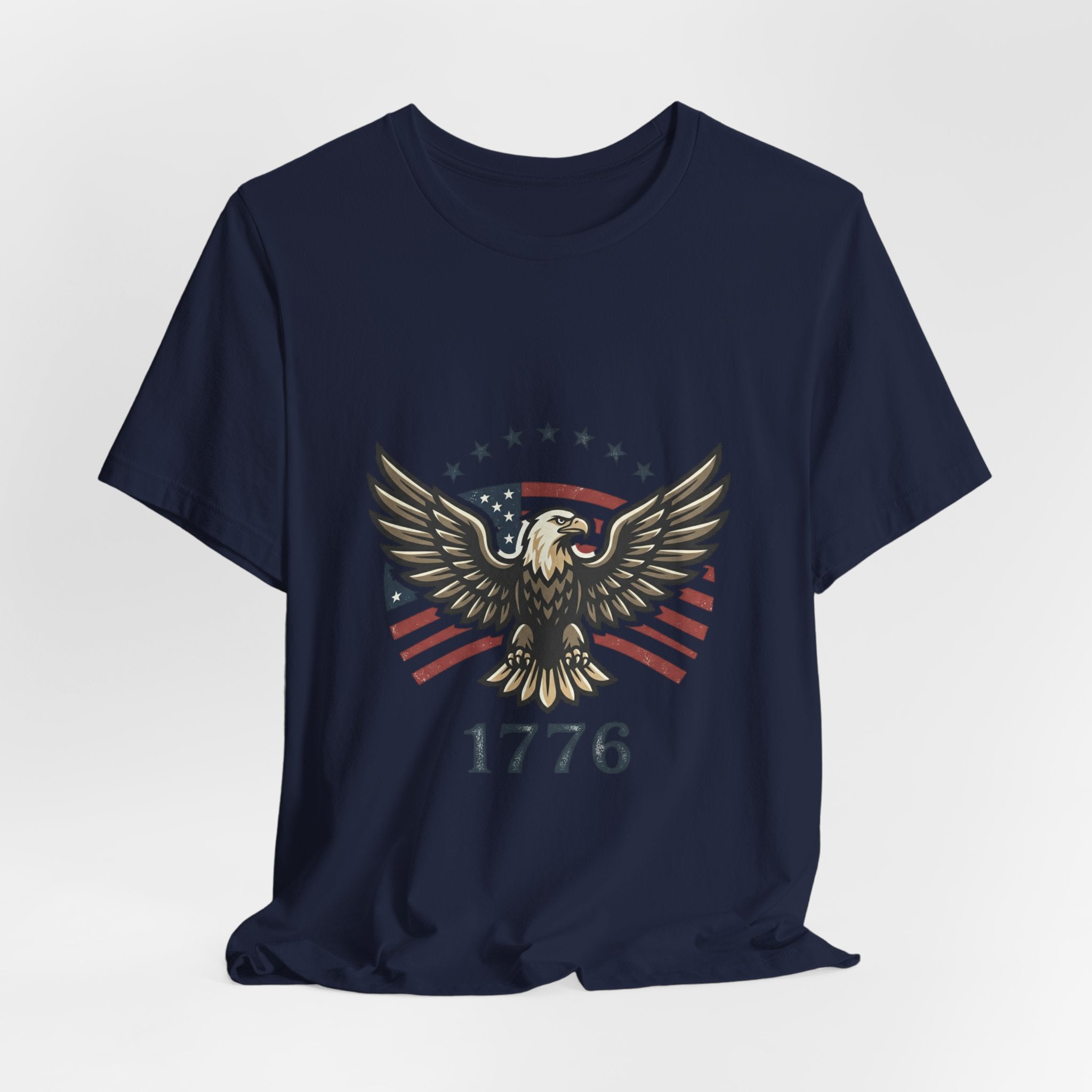 1776 Eagle Patriotic Tee | Faith and Freedom, Vintage Americana