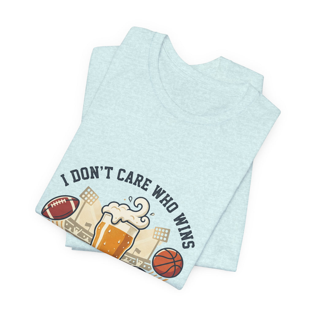 I'm Just Here for the Beer T-Shirt — Funny Sports Fan Beer Tee