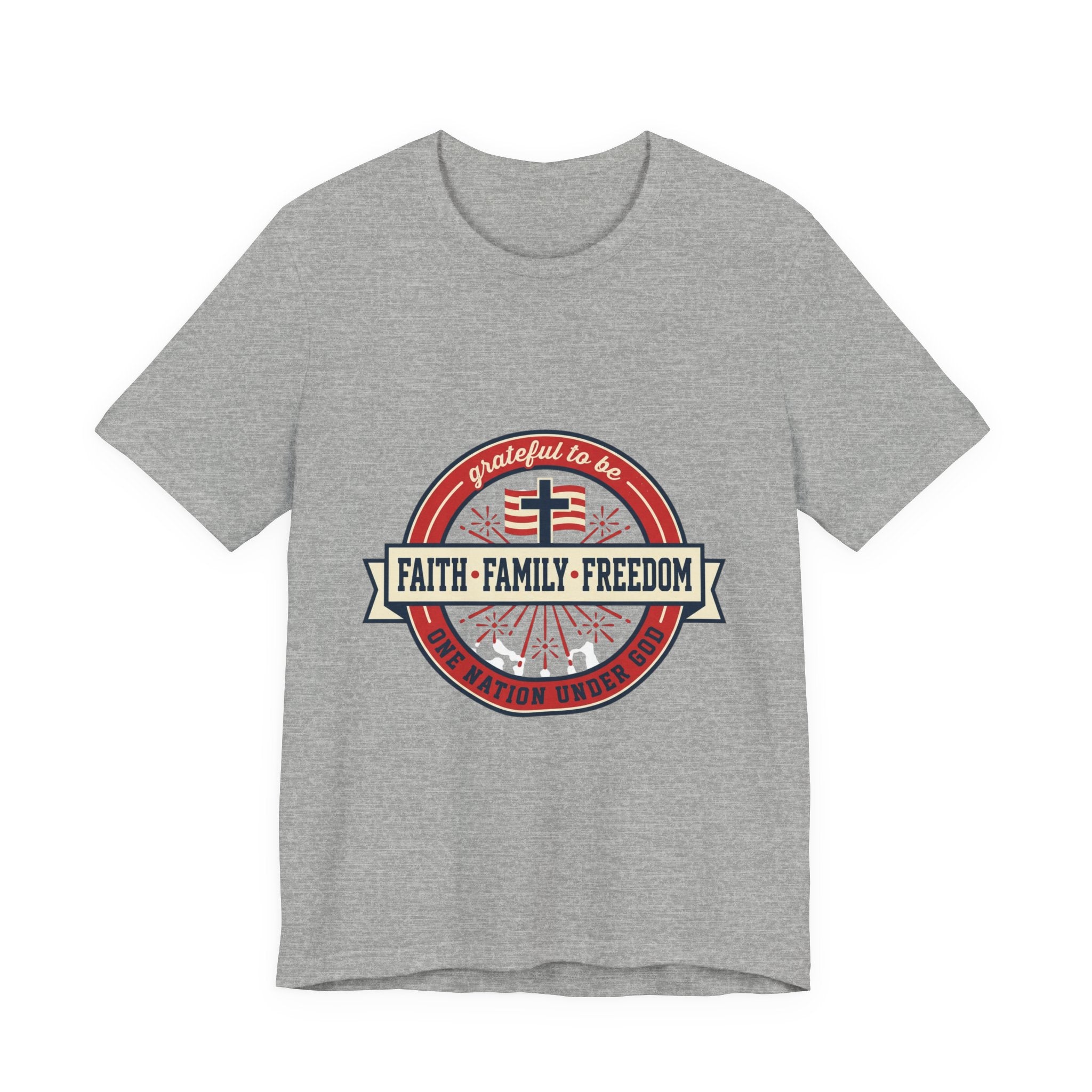 Faith • Family • Freedom T-Shirt | patriotic faith-based vintage Americana