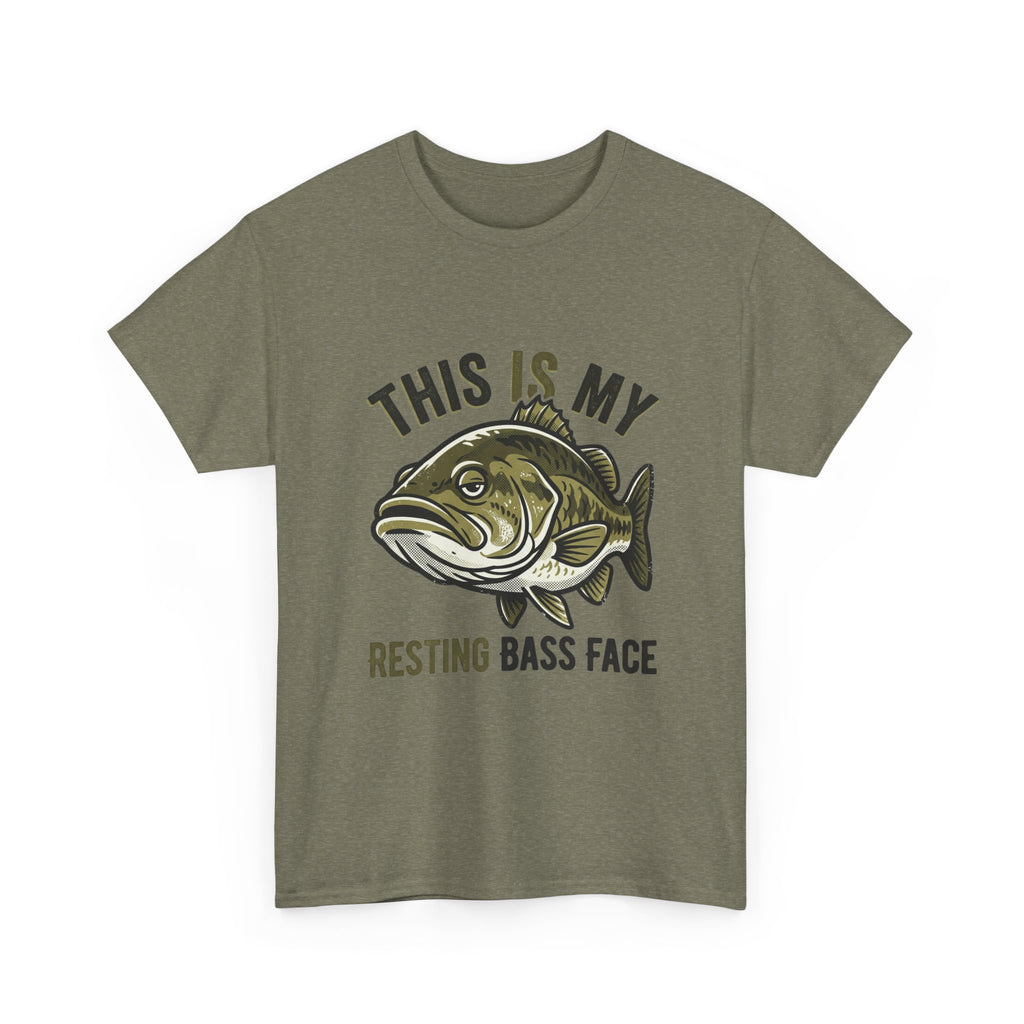 Resting Bass Face Fishing T-Shirt