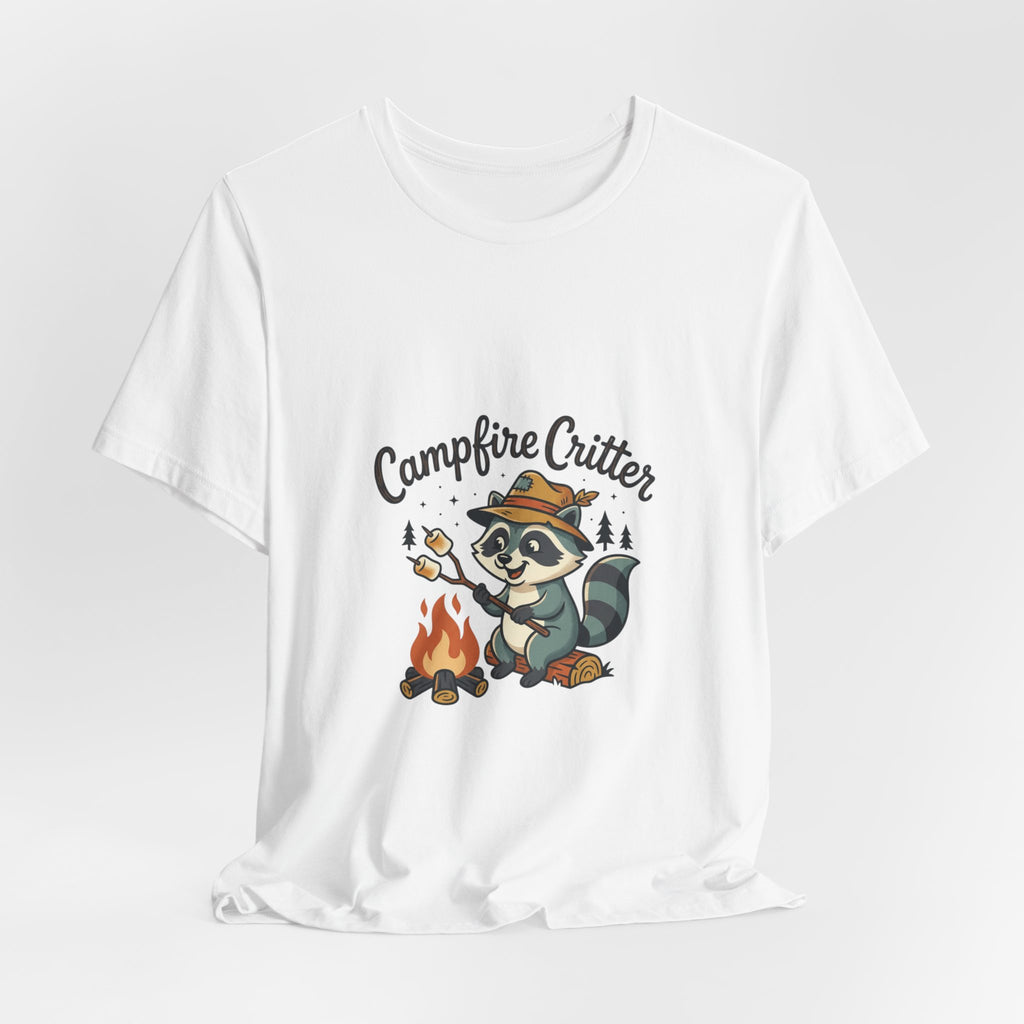 Campfire Critter T‑Shirt — Cute Raccoon Camping Tee