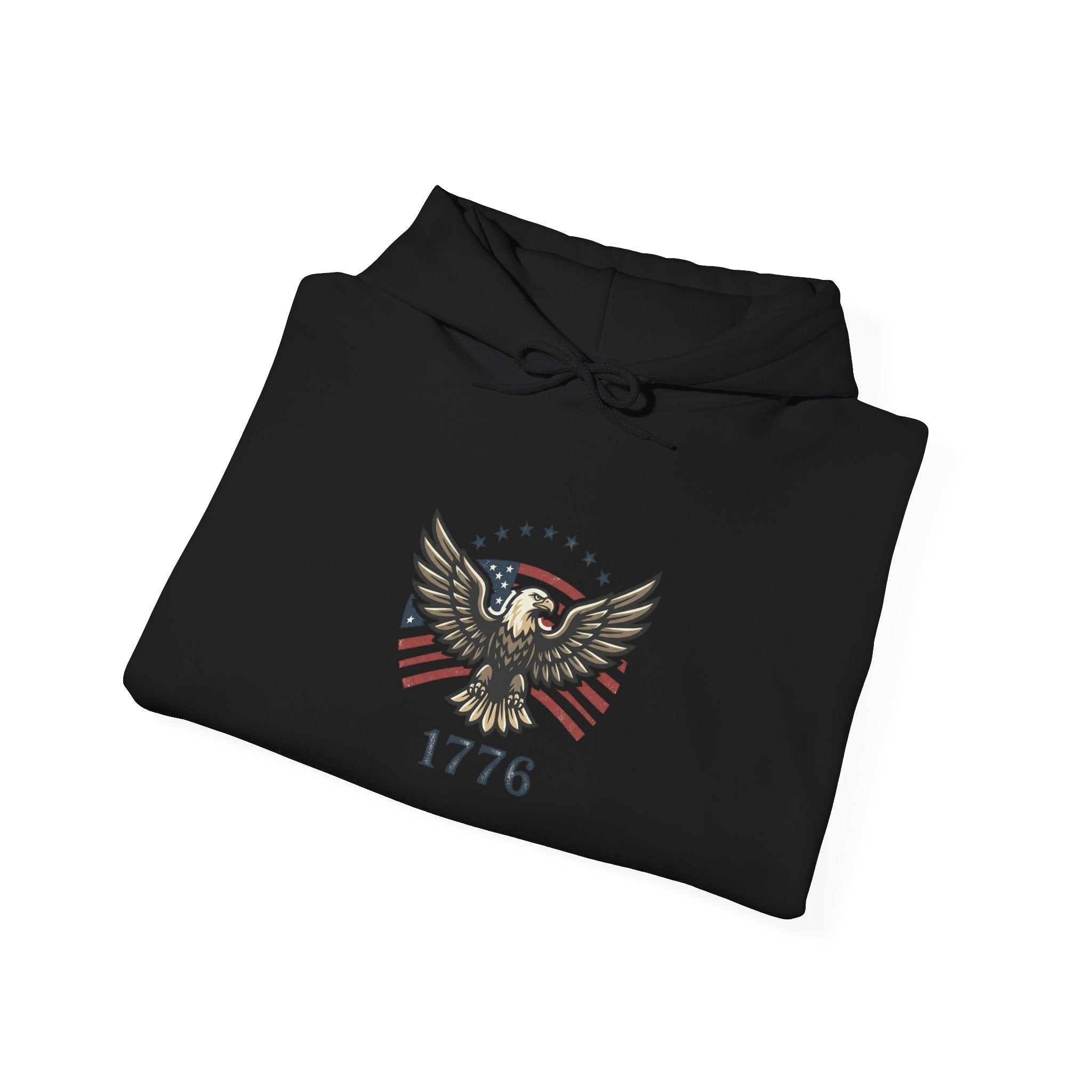 Faith & Freedom 1776 Eagle Hoodie | patriotic, vintage Americana