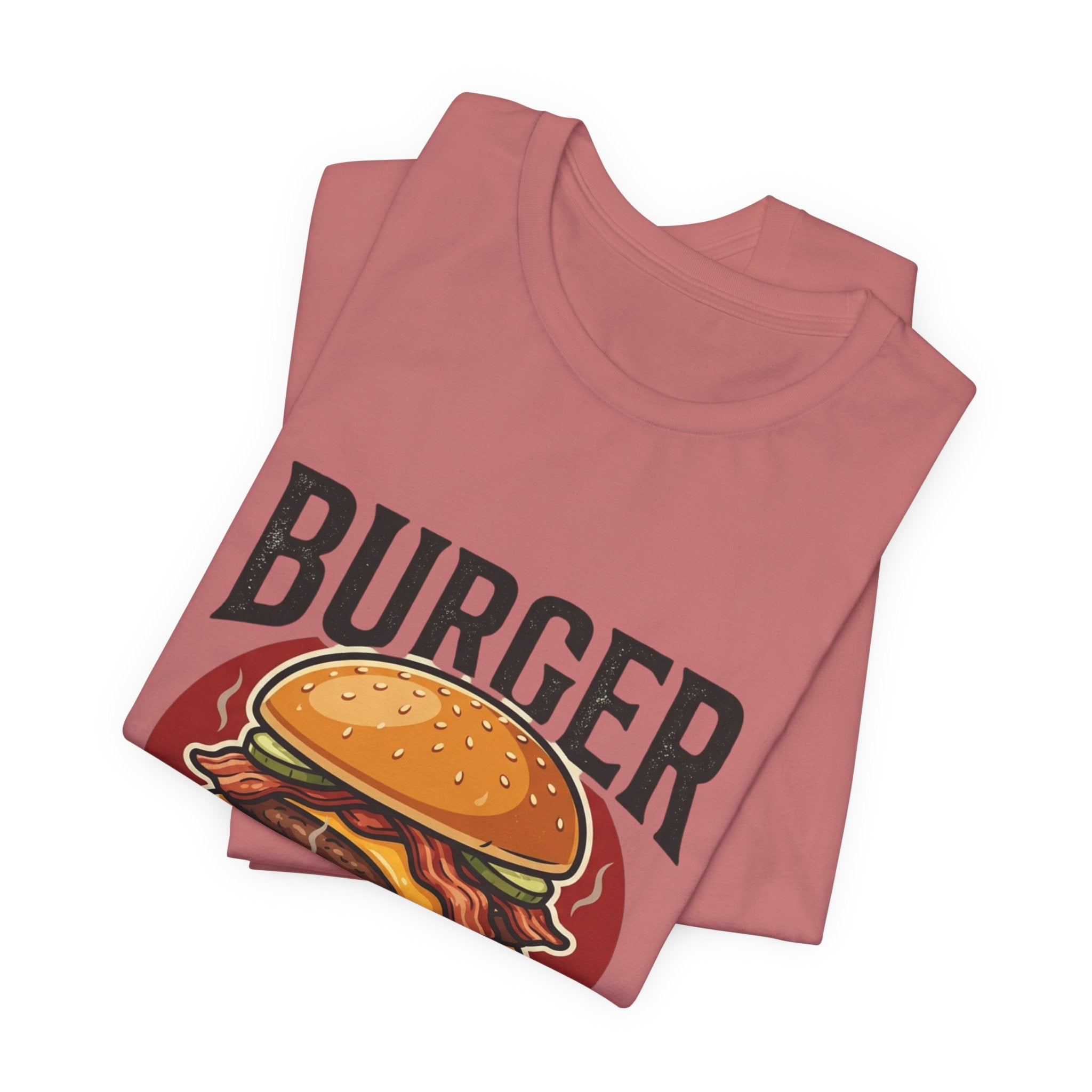 Burger Enthusiast T-Shirt — Retro Cheeseburger Graphic Tee for Foodies