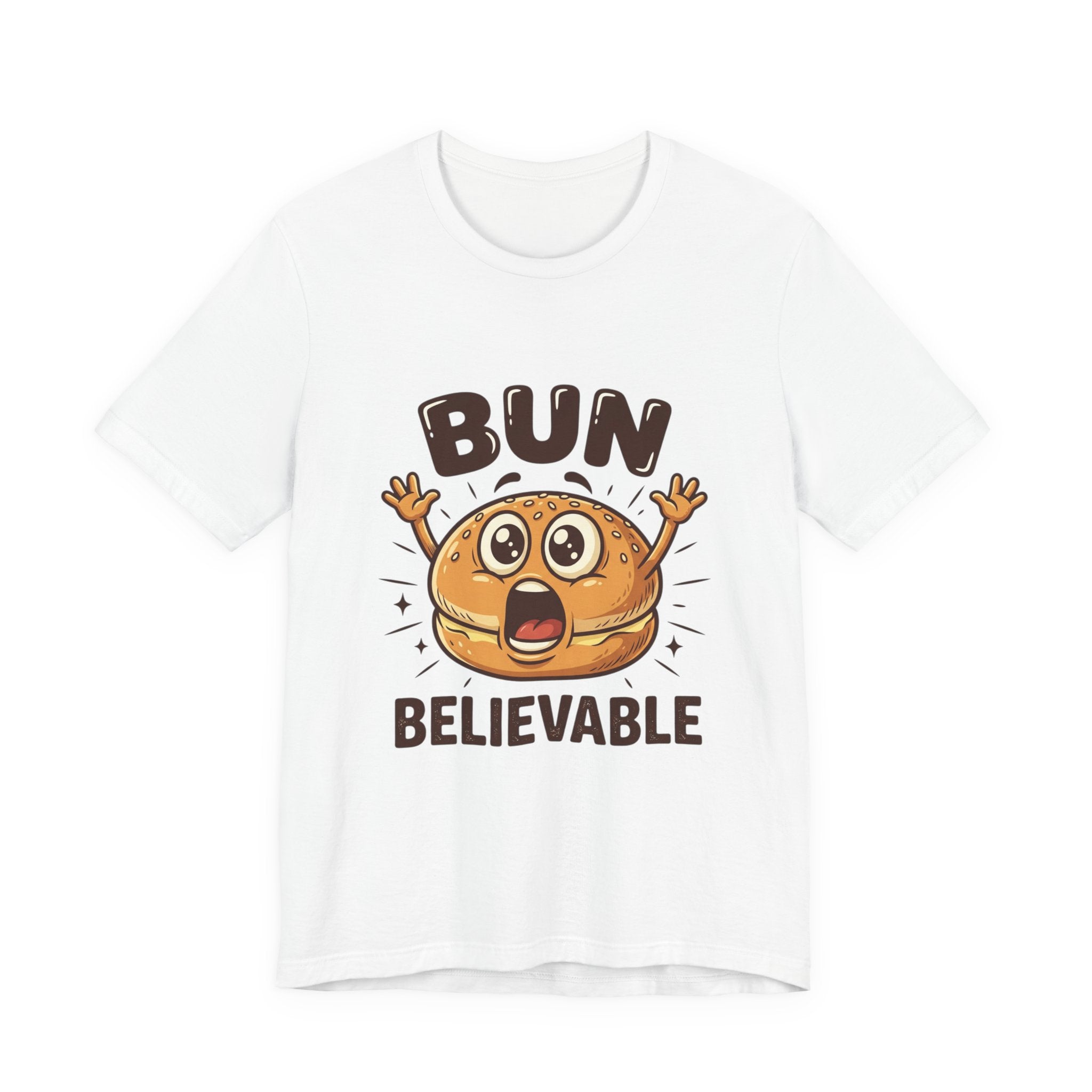 Bun Believable Burger Tee — Funny Cute Food Pun T-Shirt