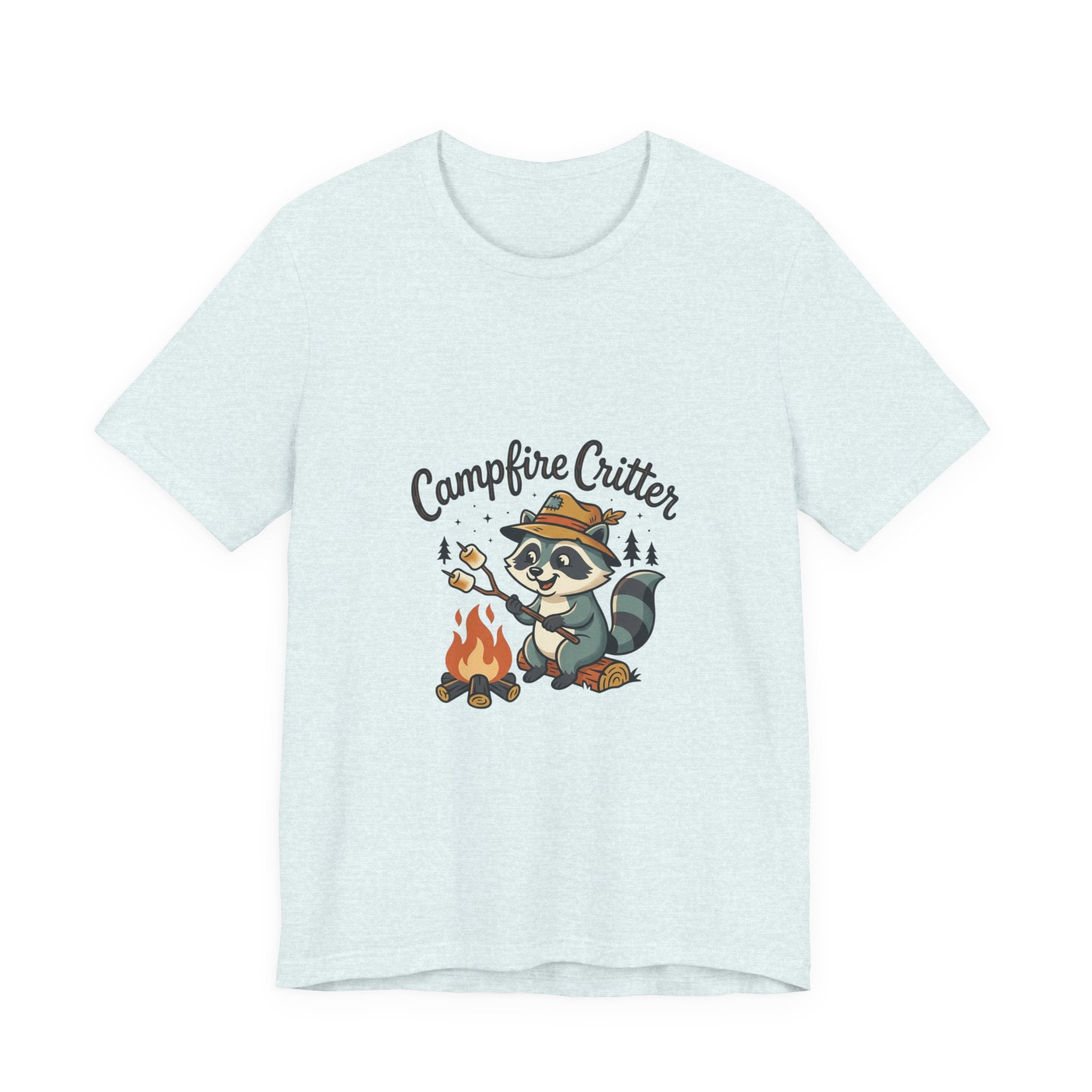 Campfire Critter T‑Shirt — Cute Raccoon Camping Tee