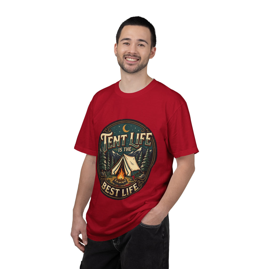 Tent Life T-Shirt — 'Tent Life is the Best Life' Camping Graphic Tee