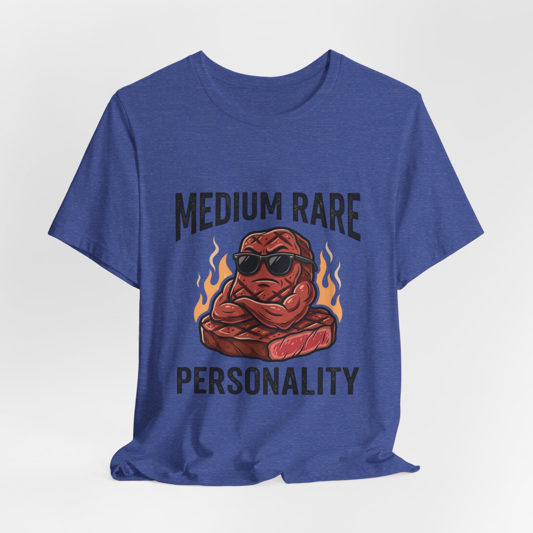 Medium Rare Personality Steak T-Shirt — Funny Grill & BBQ Shirt