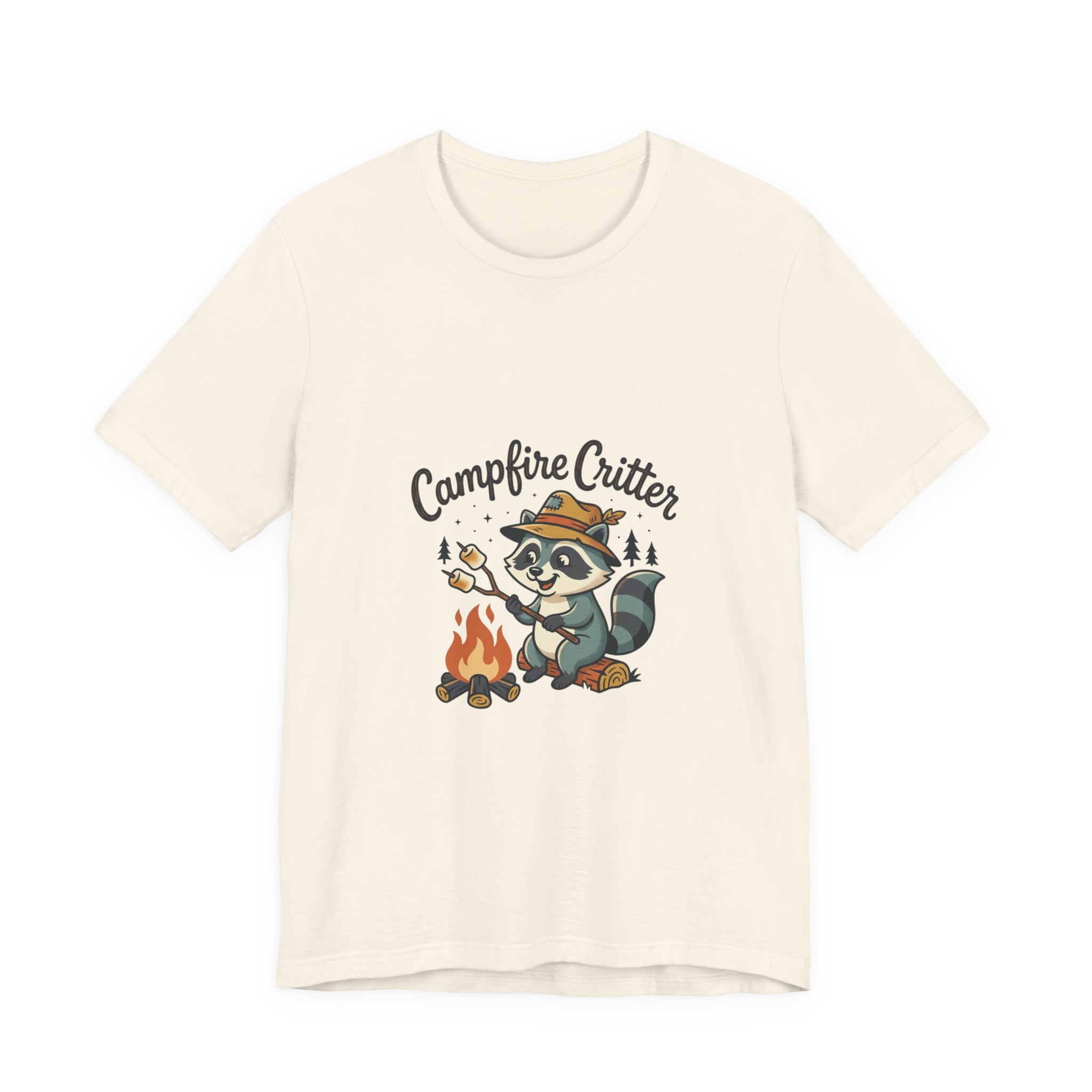 Campfire Critter T‑Shirt — Cute Raccoon Camping Tee