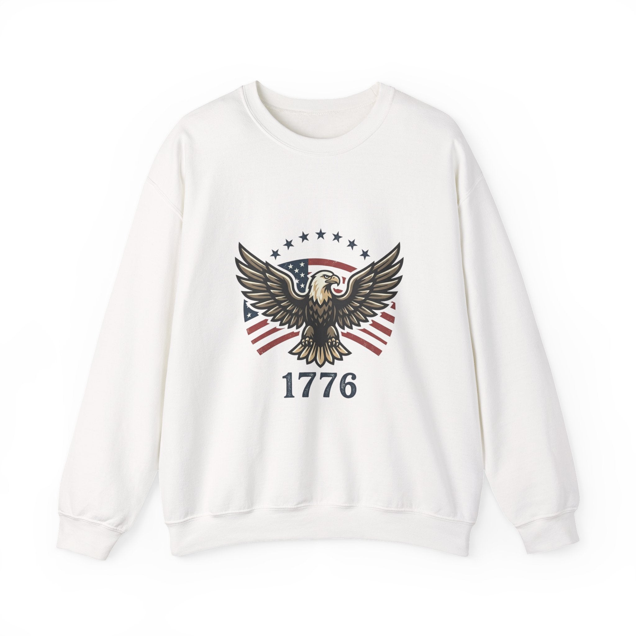 Liberty Eagle 1776 Sweatshirt | Faith-based Patriotic, Vintage Americana