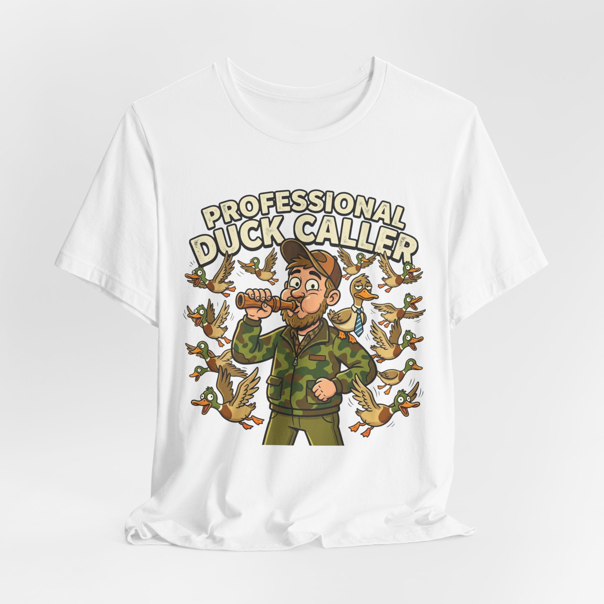 Professional Duck Caller T-Shirt — Funny Hunting Tee for Duck Hunters