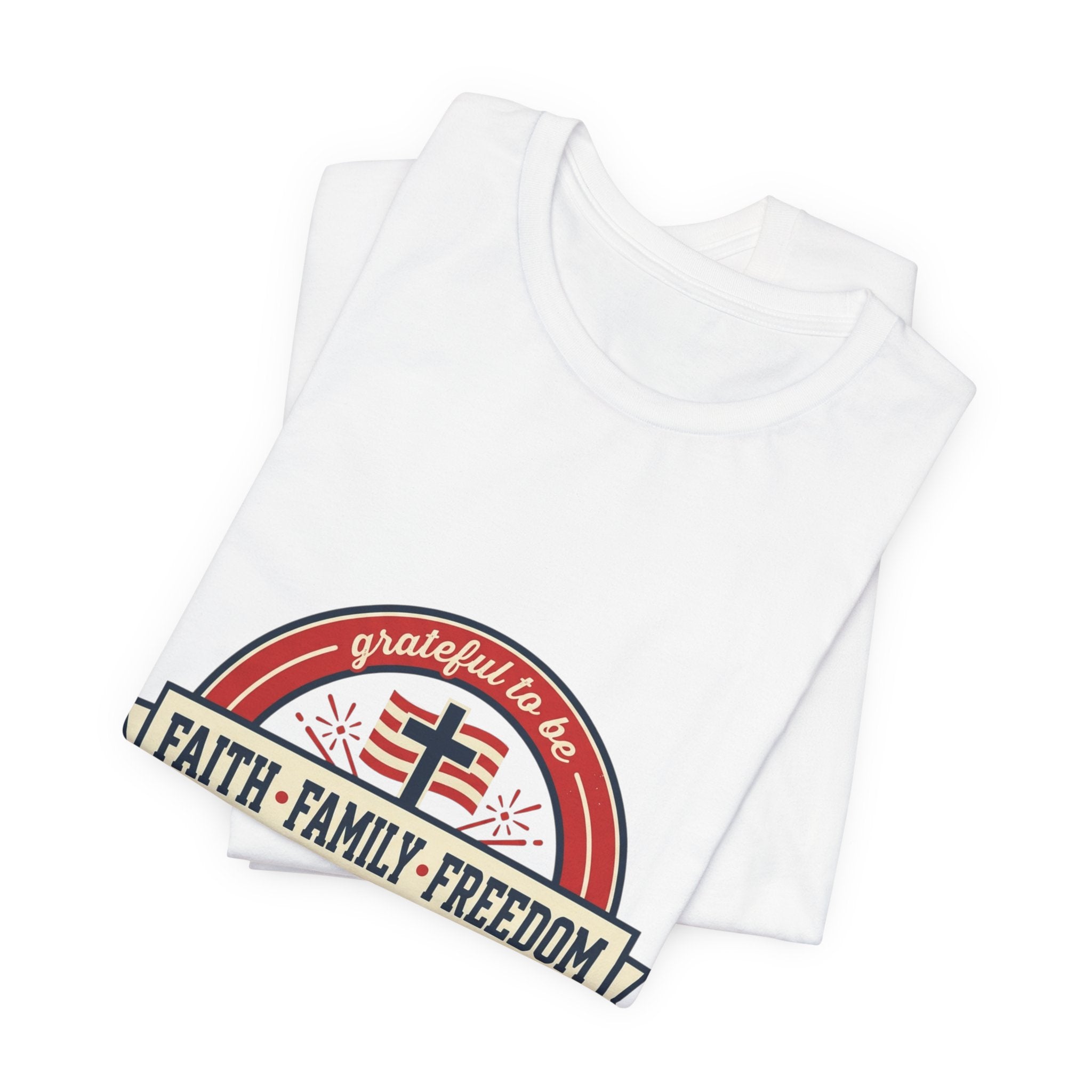 Faith • Family • Freedom T-Shirt | patriotic faith-based vintage Americana