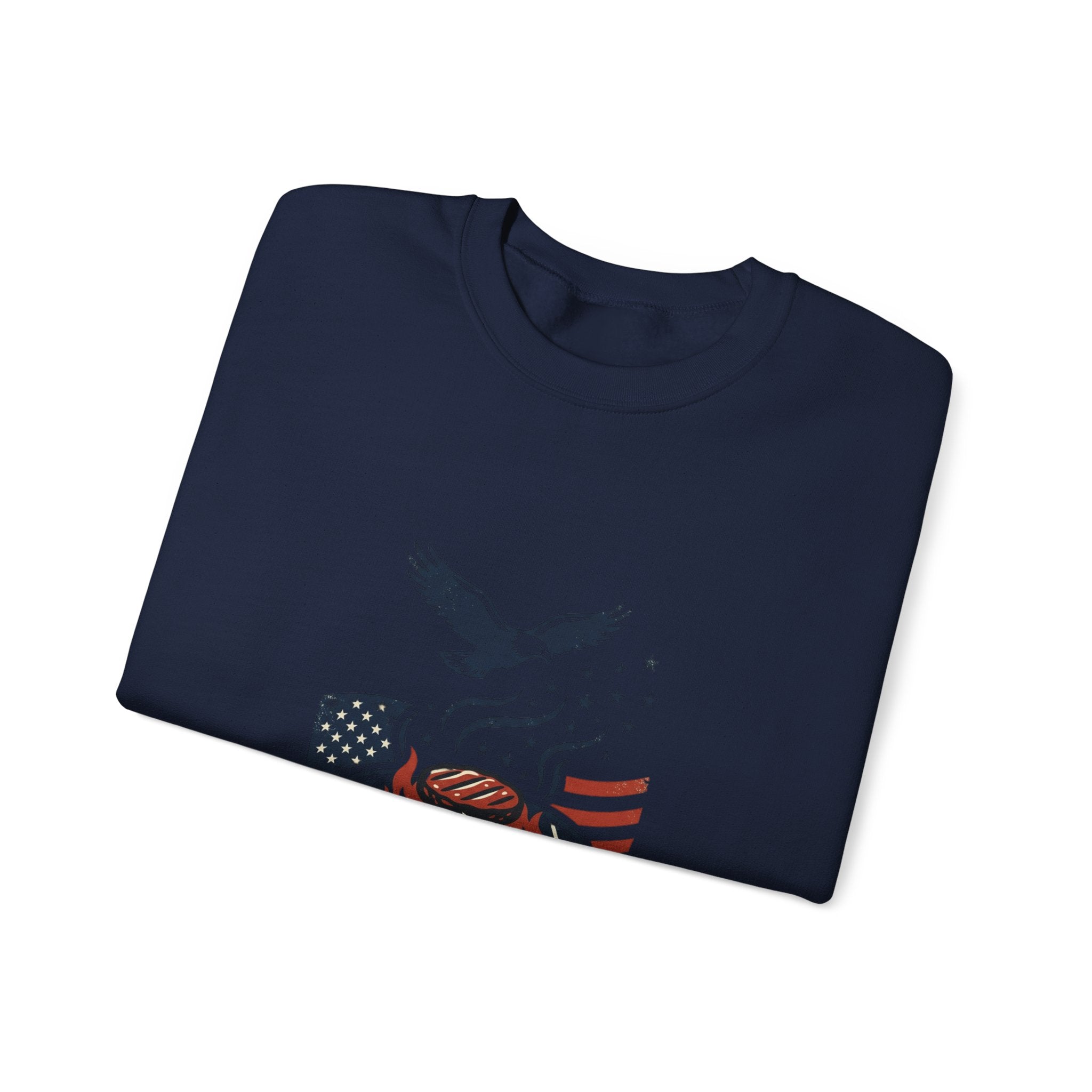 Liberty & Faith BBQ Sweatshirt | patriotic, vintage Americana