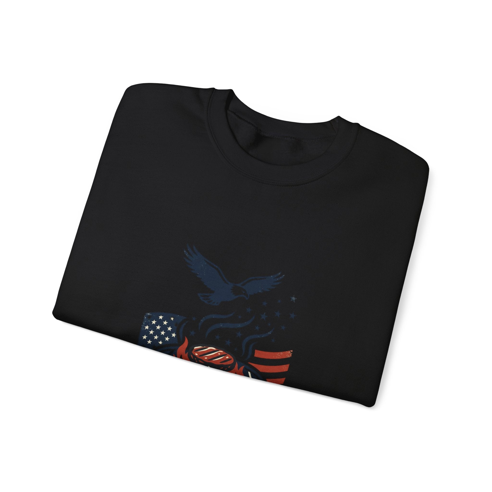 Liberty & Faith BBQ Sweatshirt | patriotic, vintage Americana