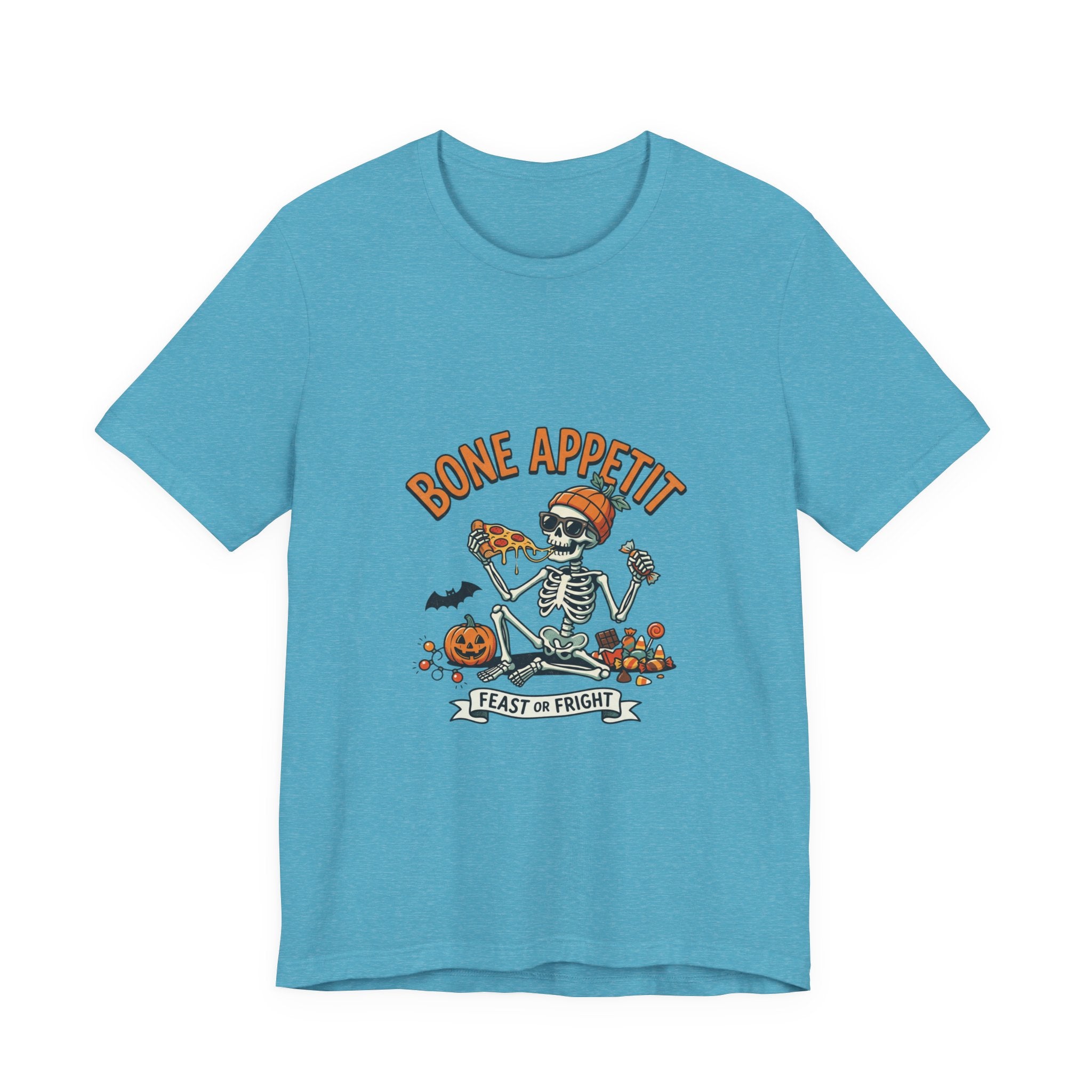 Bone Appetit Halloween T-Shirt — Skeleton Feast of Fright Tee