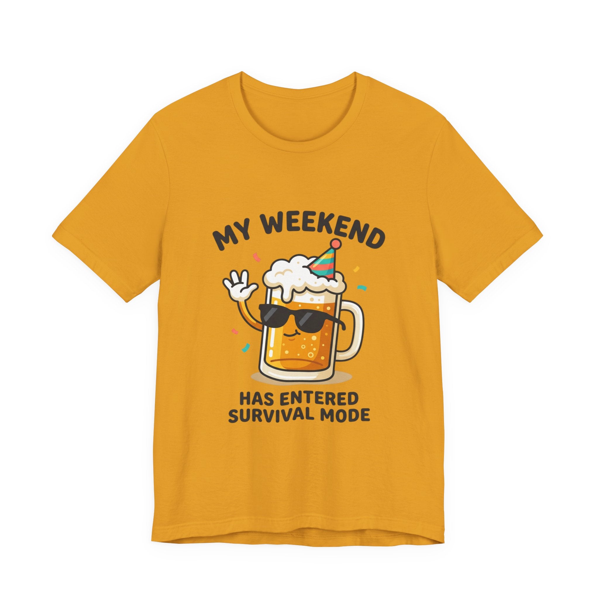 My Weekend Has Entered Survival Mode Beer T-Shirt