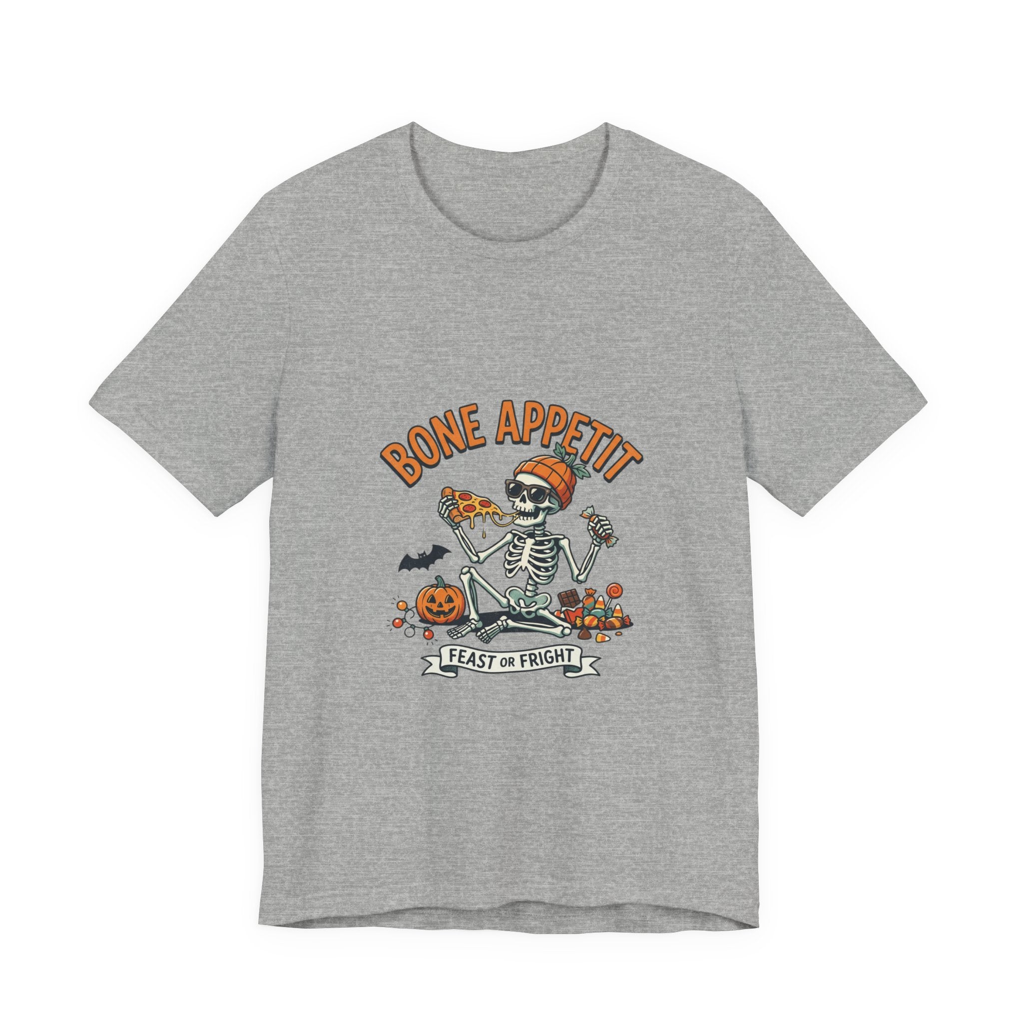 Bone Appetit Halloween T-Shirt — Skeleton Feast of Fright Tee