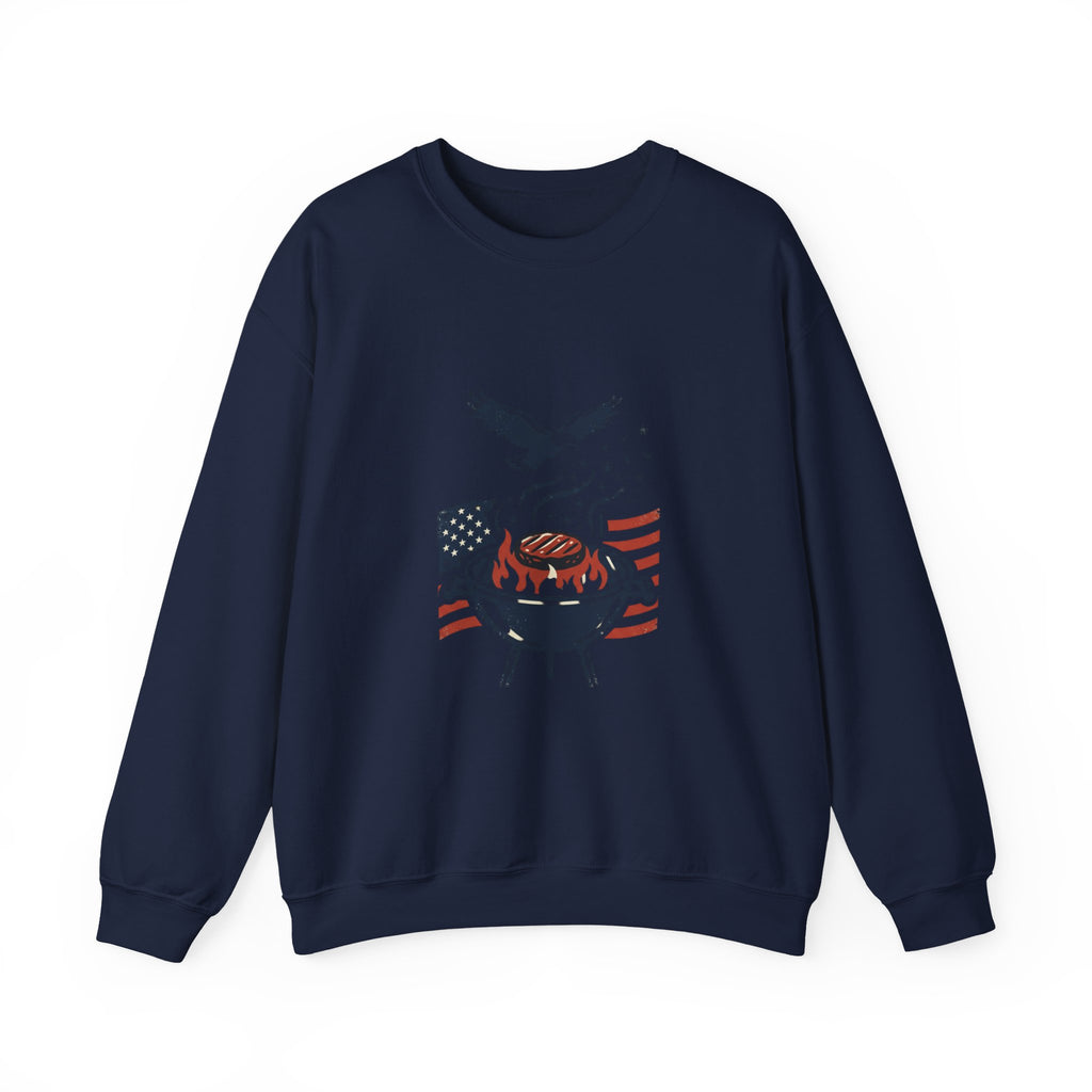 Liberty & Faith BBQ Sweatshirt | patriotic, vintage Americana