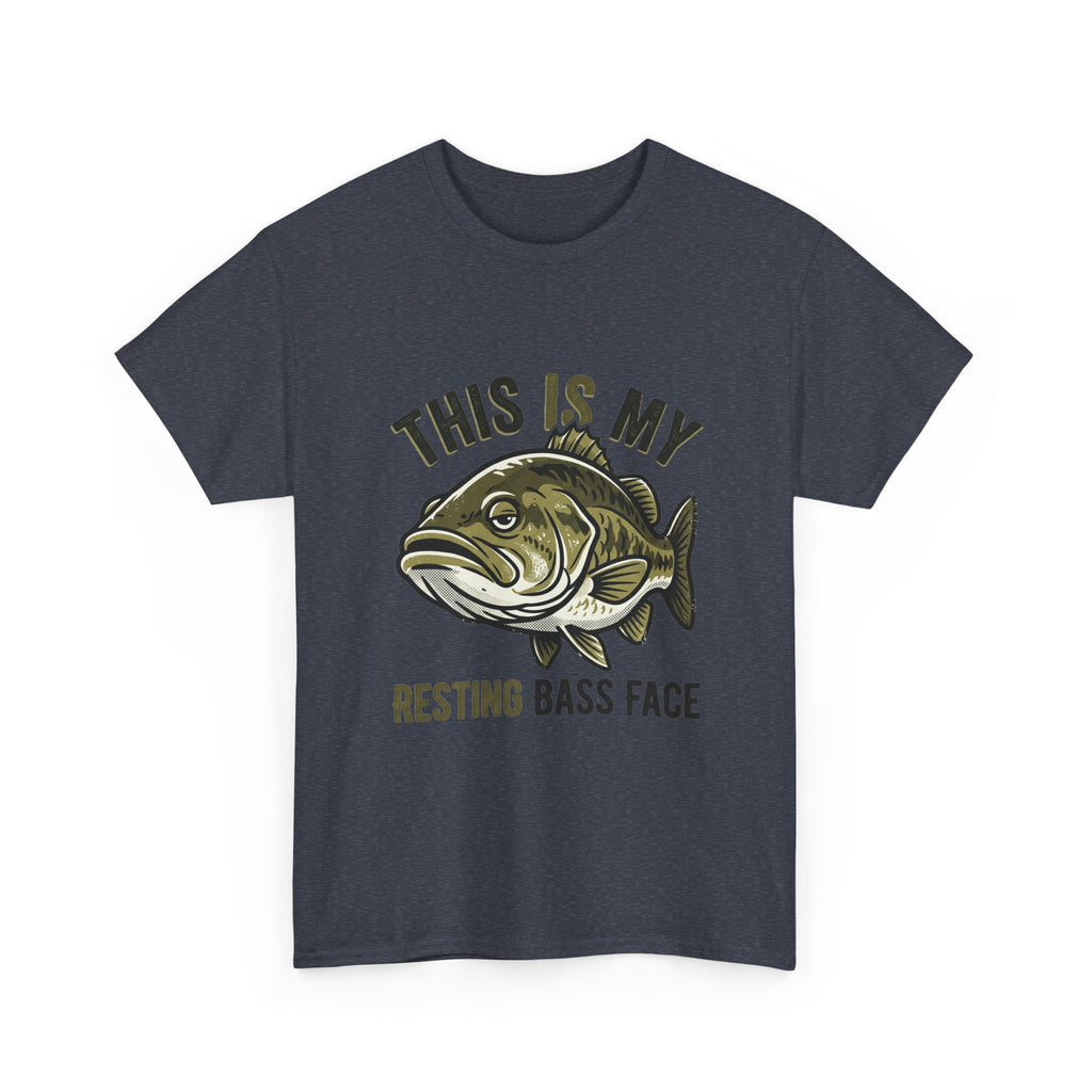Resting Bass Face Fishing T-Shirt