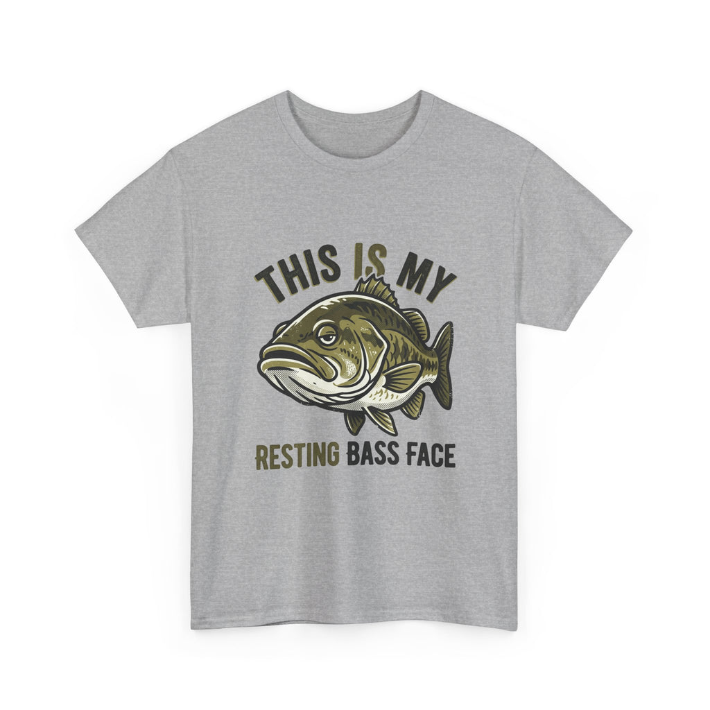 Resting Bass Face Fishing T-Shirt