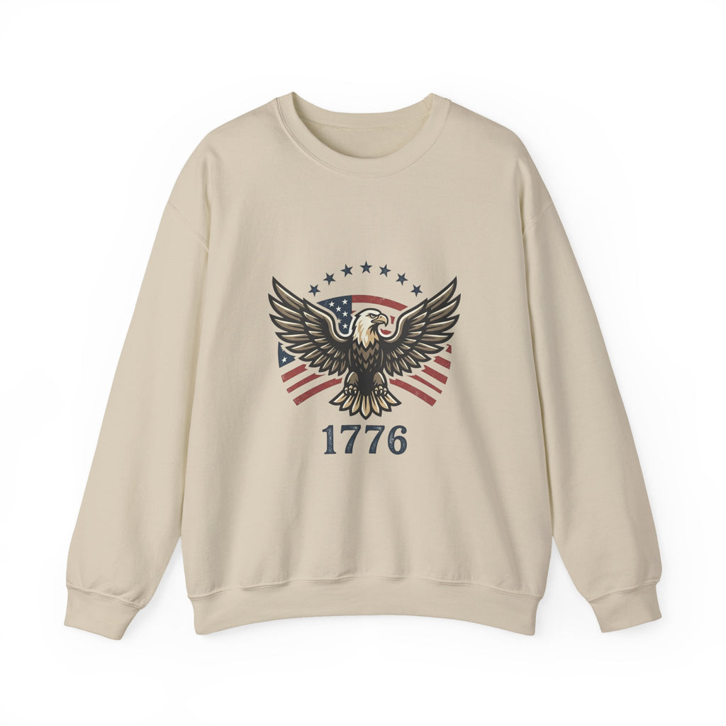 Liberty Eagle 1776 Sweatshirt | Faith-based Patriotic, Vintage Americana