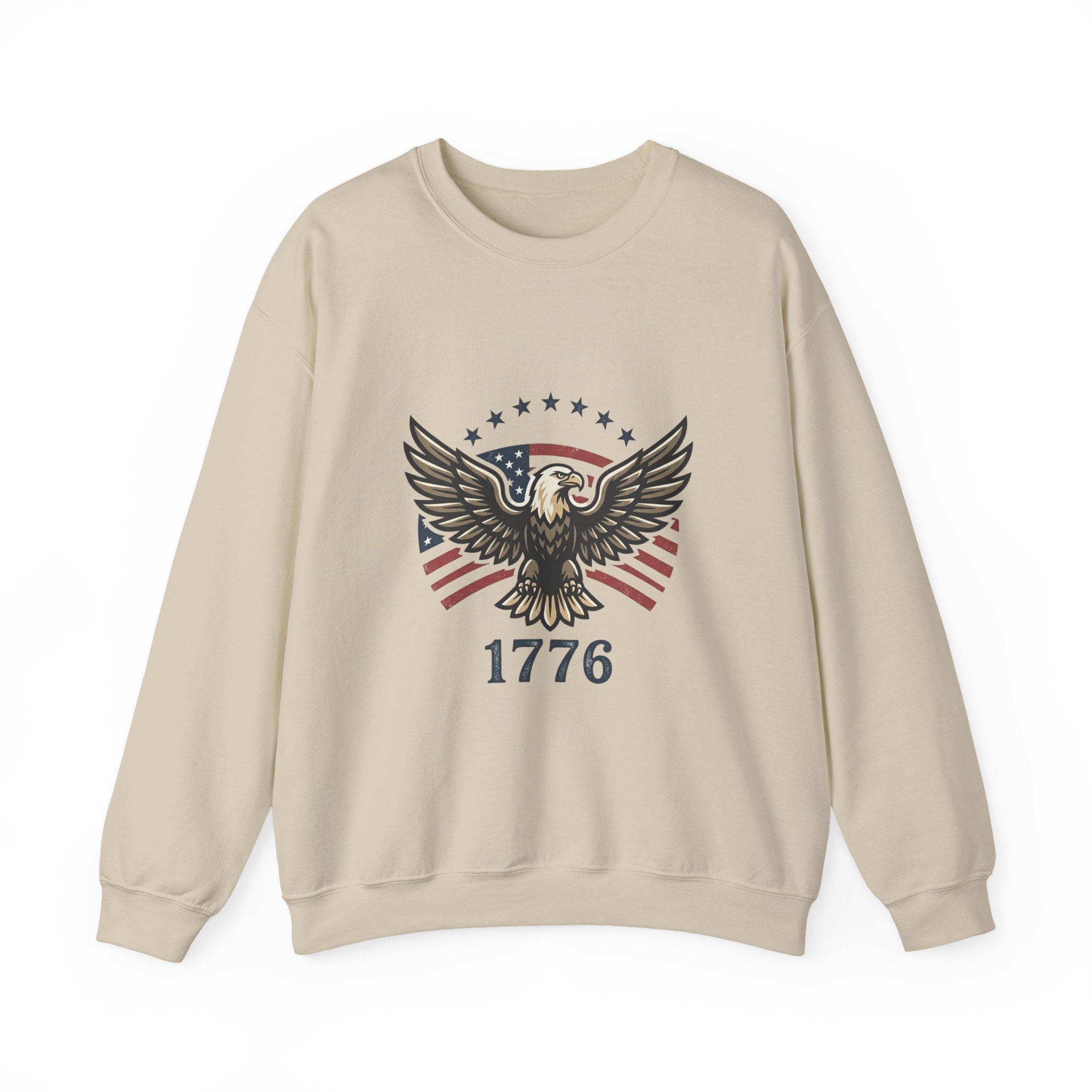 Liberty Eagle 1776 Sweatshirt | Faith-based Patriotic, Vintage Americana