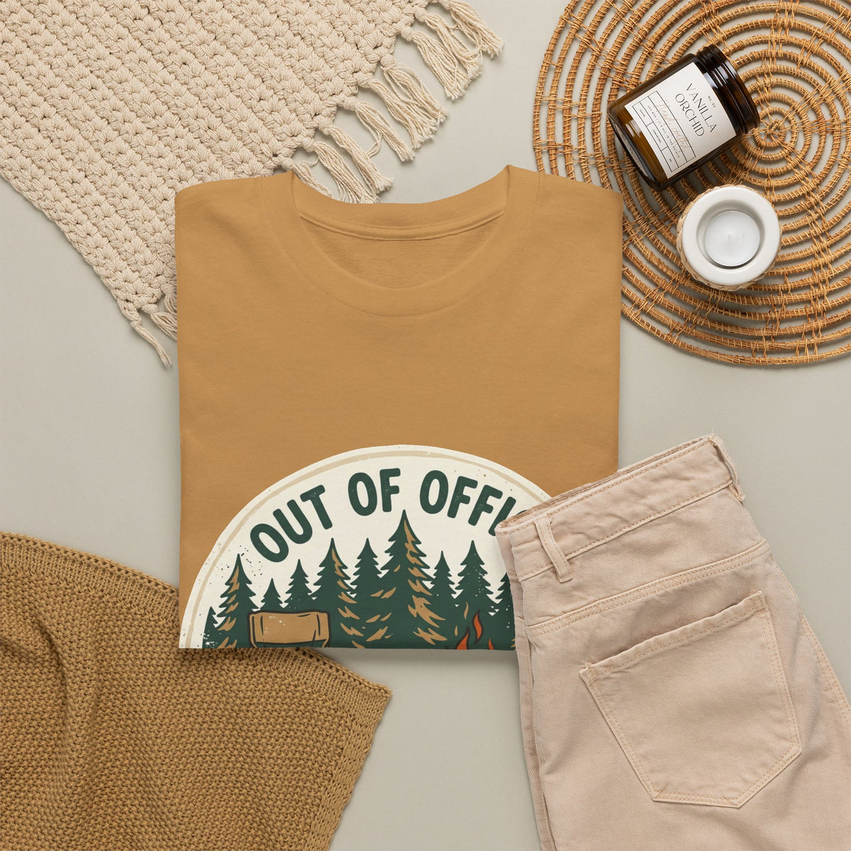 Out of Office Camping T-Shirt