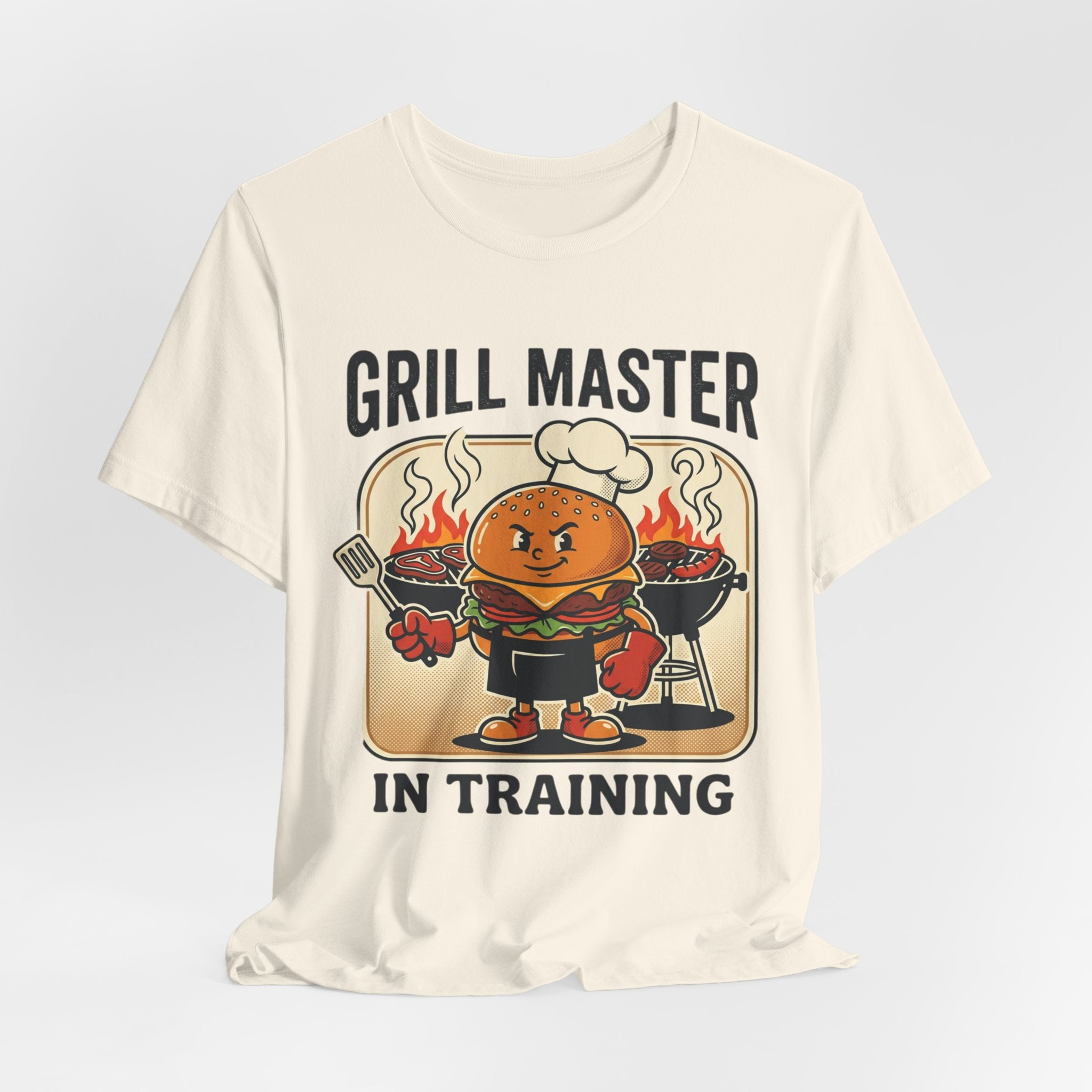 Grill Master in Training T-Shirt — Funny BBQ Burger Chef Tee