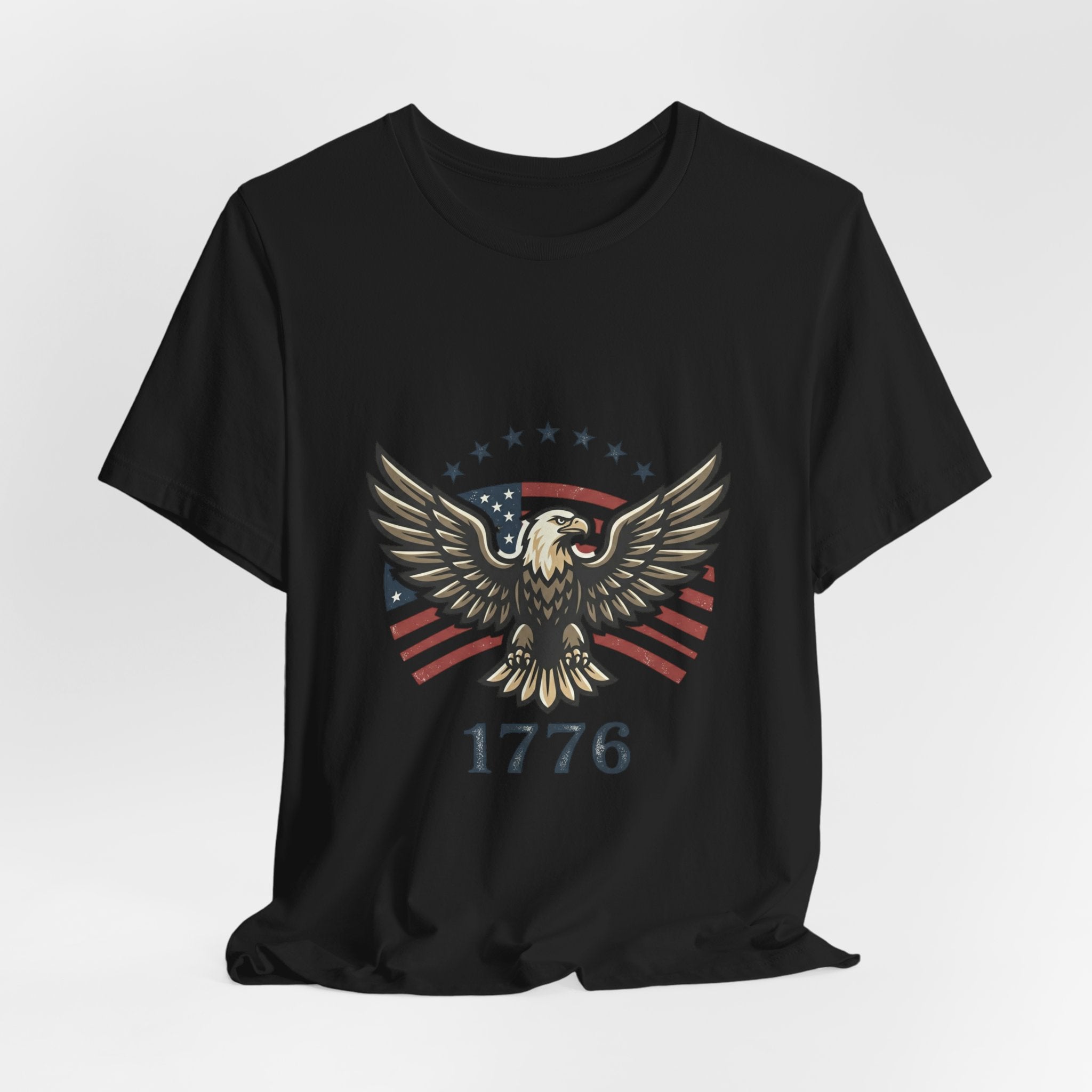 1776 Eagle Patriotic Tee | Faith and Freedom, Vintage Americana