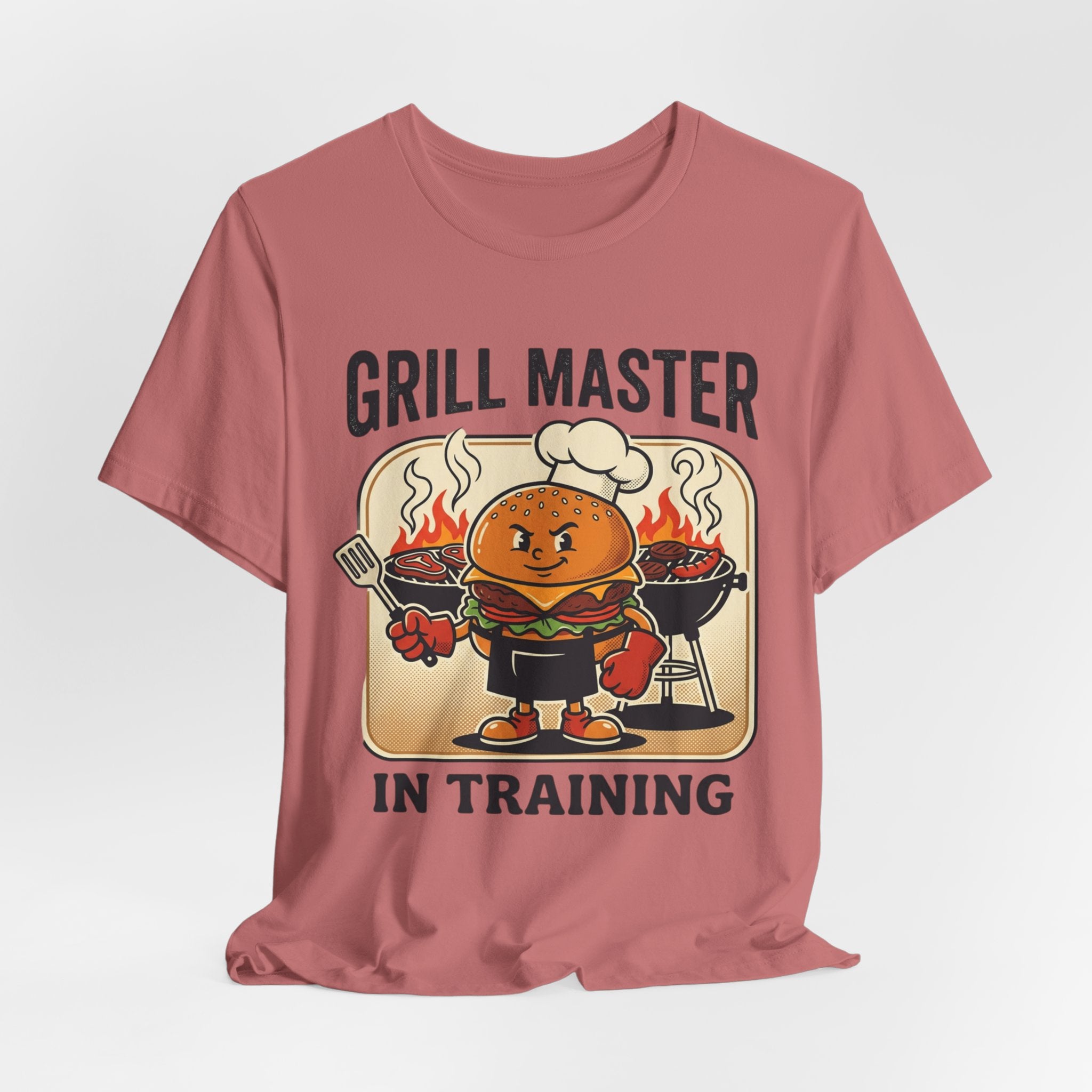 Grill Master in Training T-Shirt — Funny BBQ Burger Chef Tee