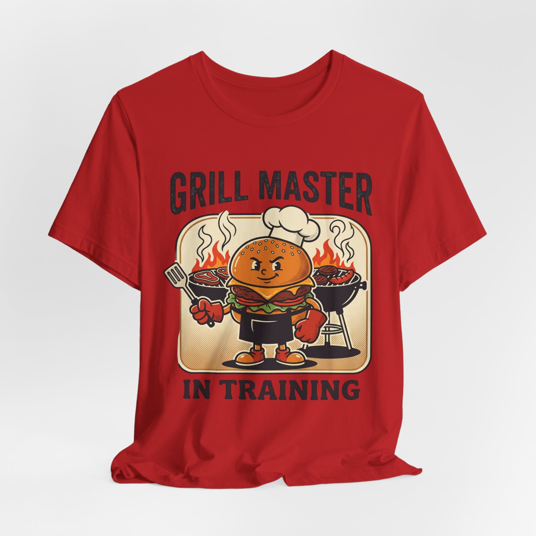 Grill Master in Training T-Shirt — Funny BBQ Burger Chef Tee