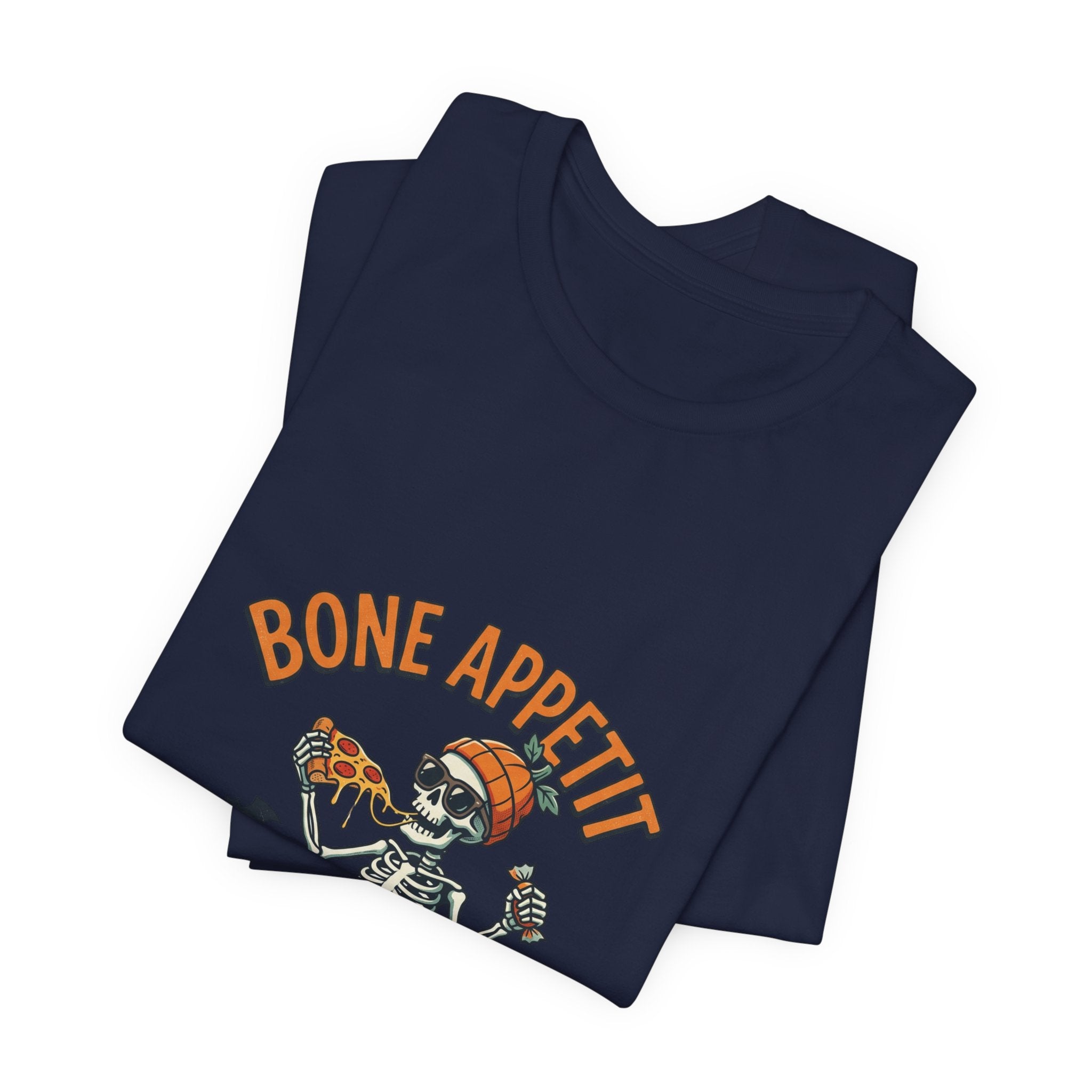 Bone Appetit Halloween T-Shirt — Skeleton Feast of Fright Tee